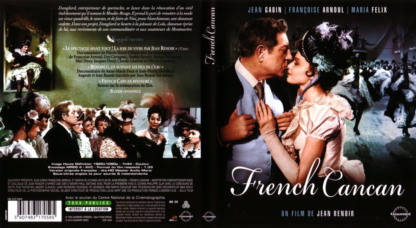 Jaquette DVD French cancan (BLU-RAY)