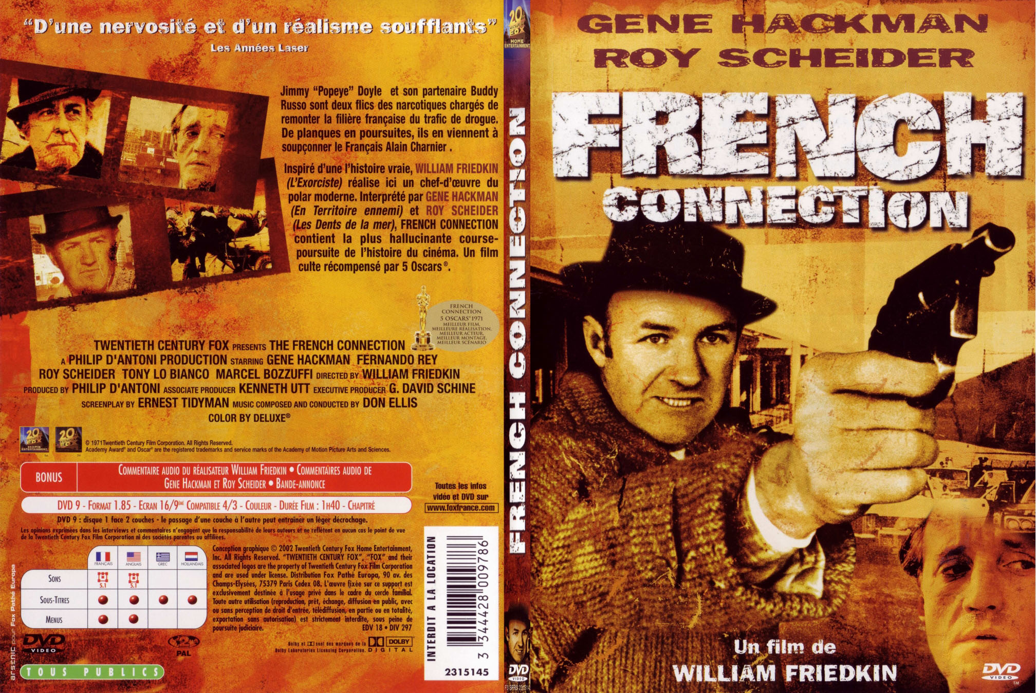 Jaquette DVD French connection - SLIM