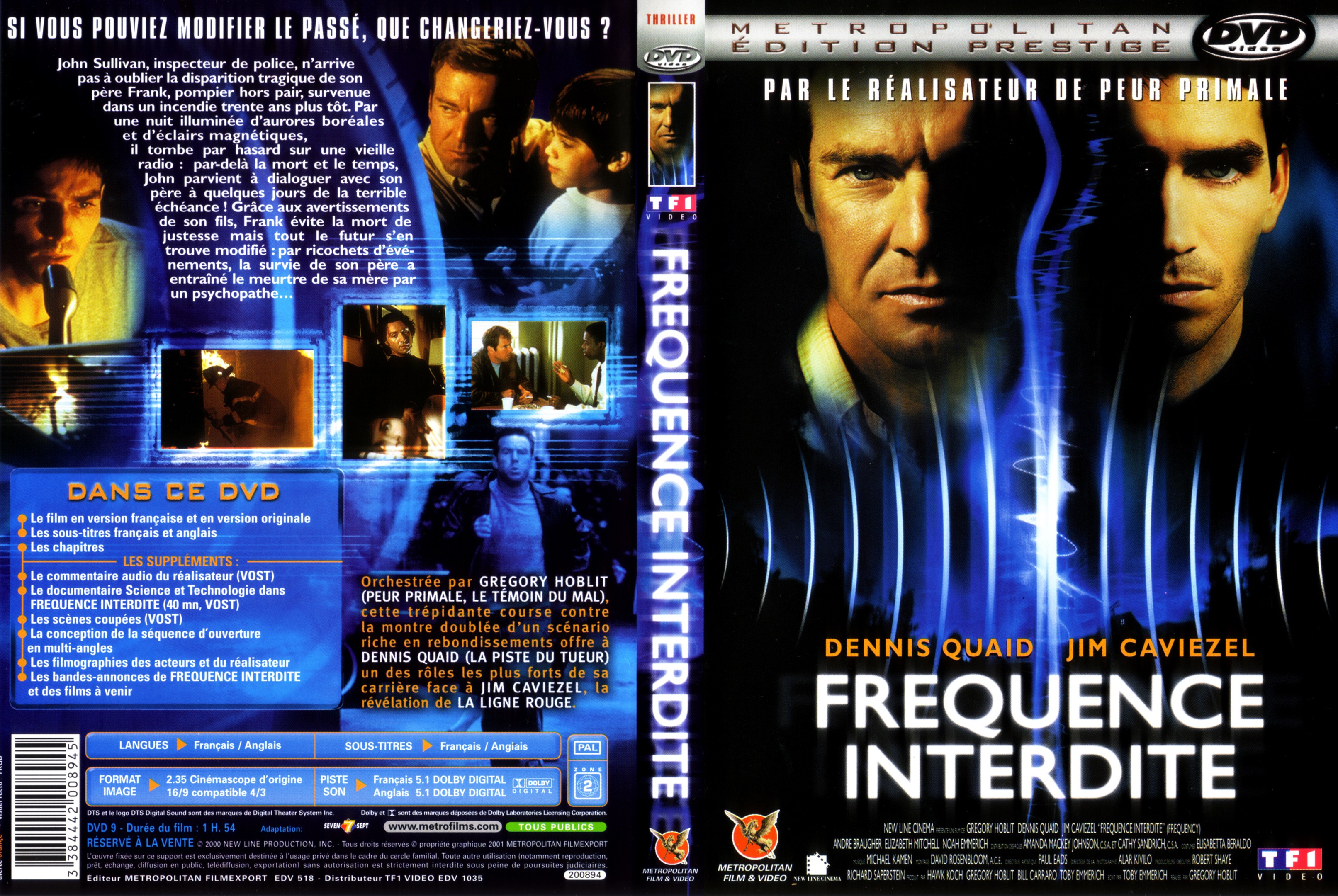 Jaquette DVD Frquence interdite