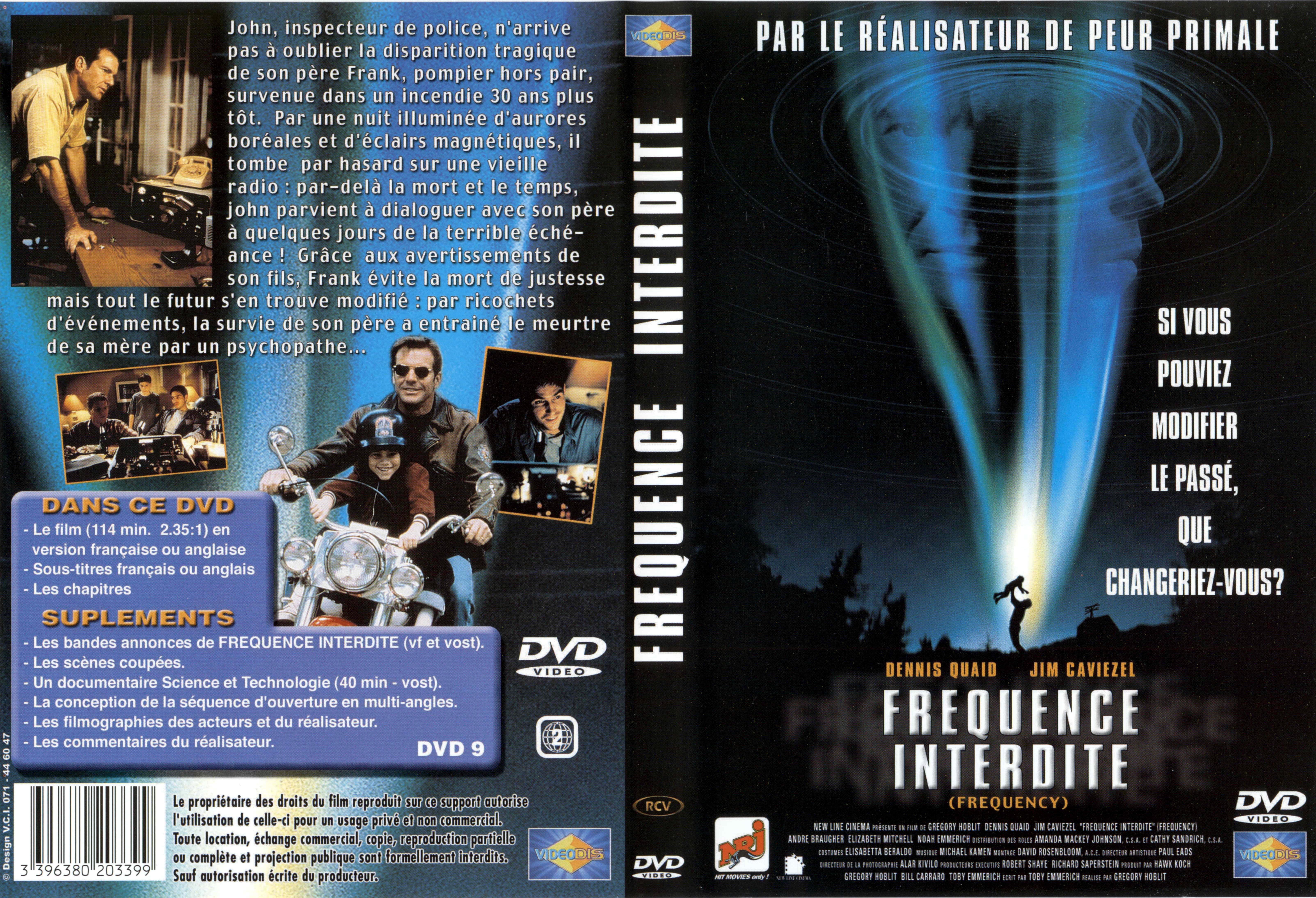 Jaquette DVD Frquence interdite v2