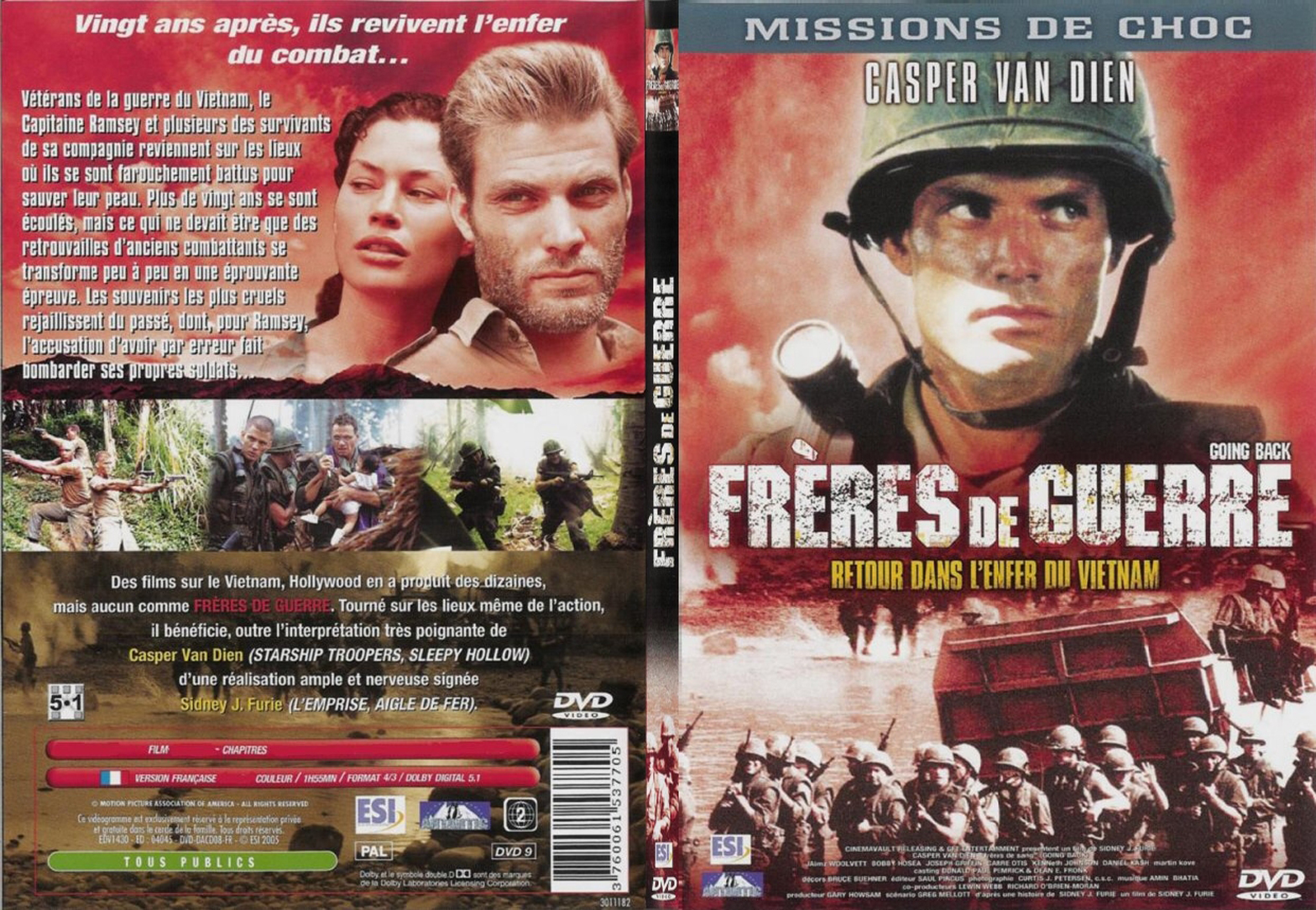 Jaquette DVD Frres de guerre - SLIM