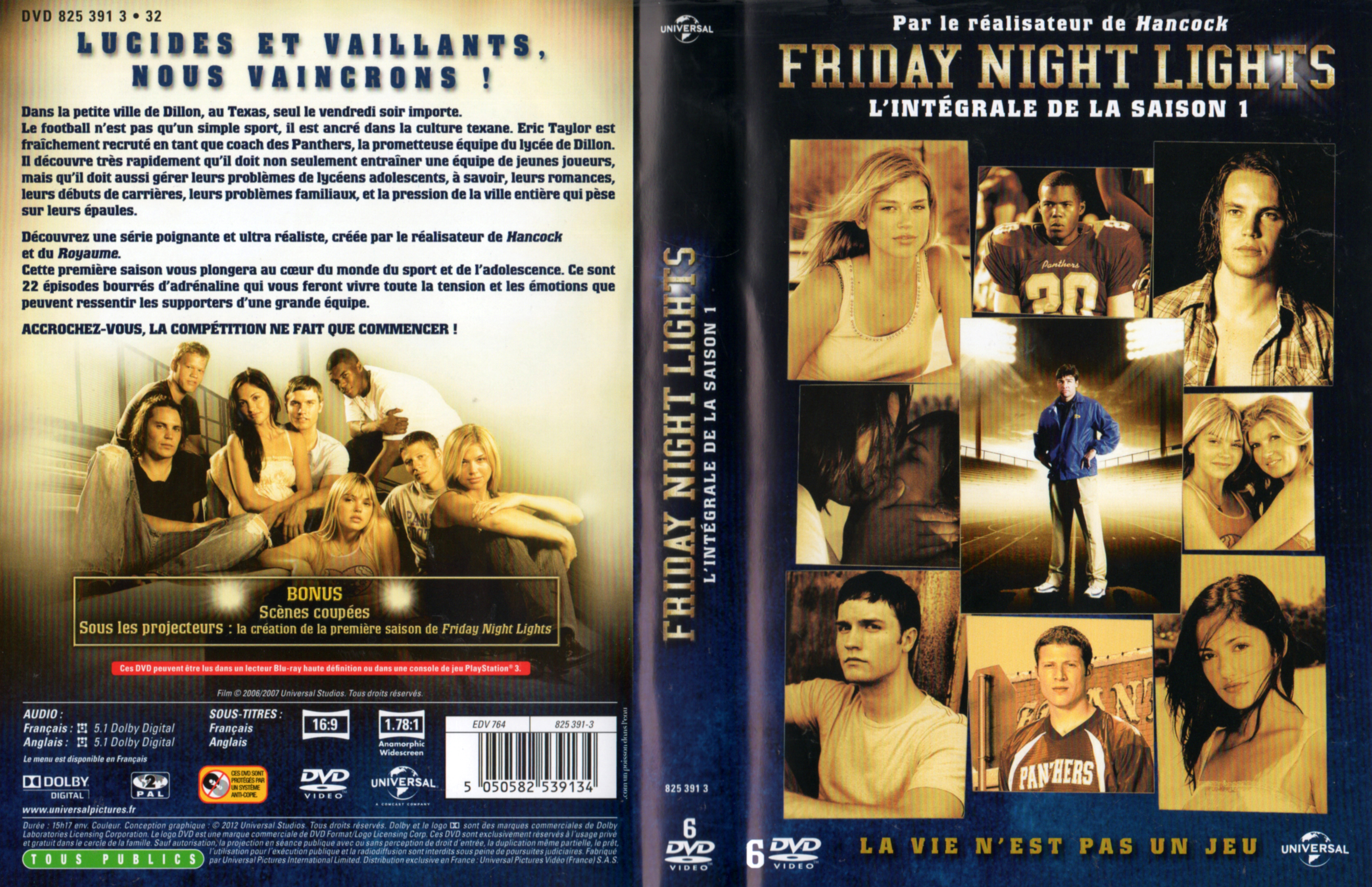 Jaquette DVD Friday night lights Saison 1 COFFRET
