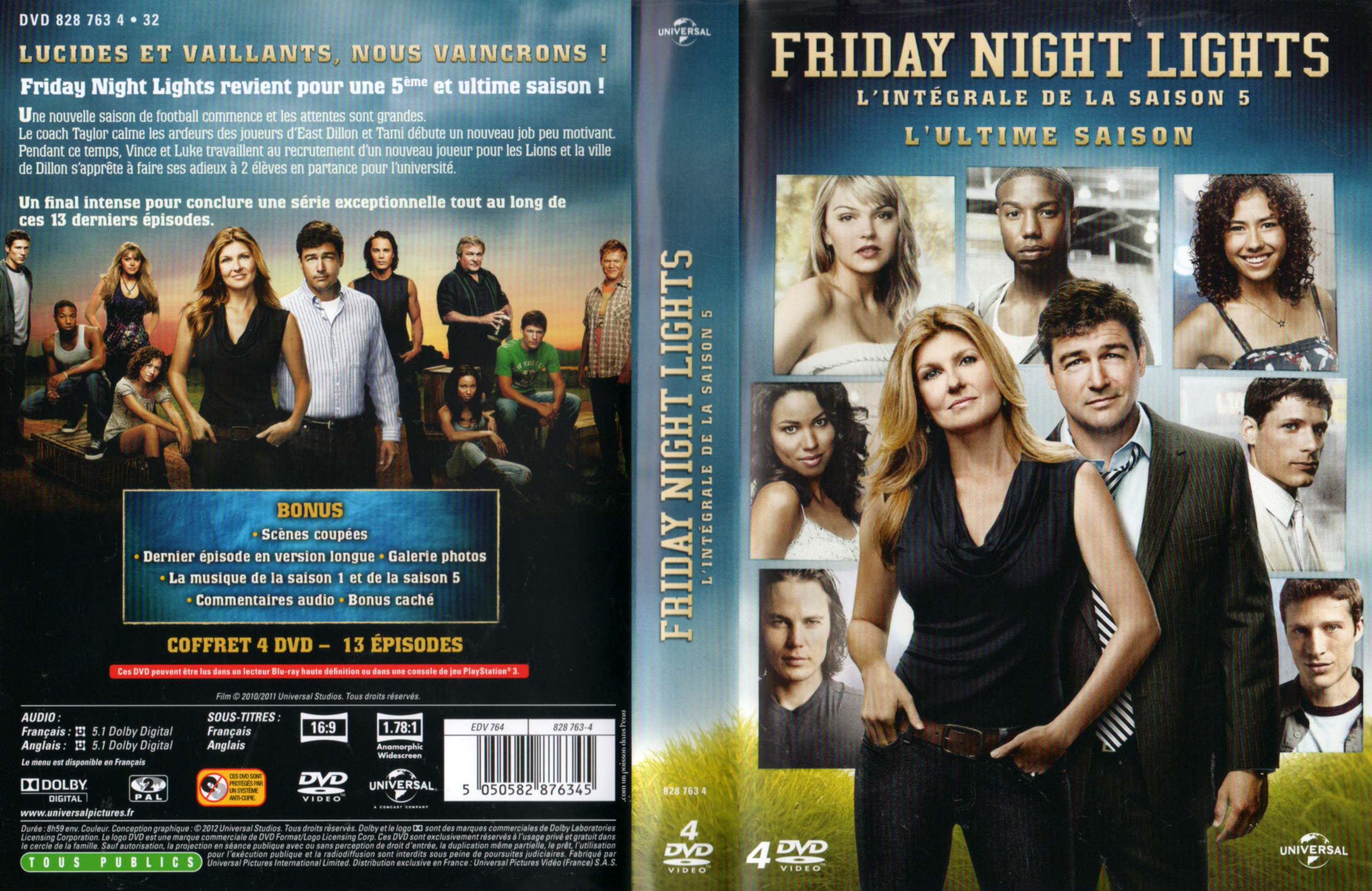 Jaquette DVD Friday night lights Saison 5 COFFRET