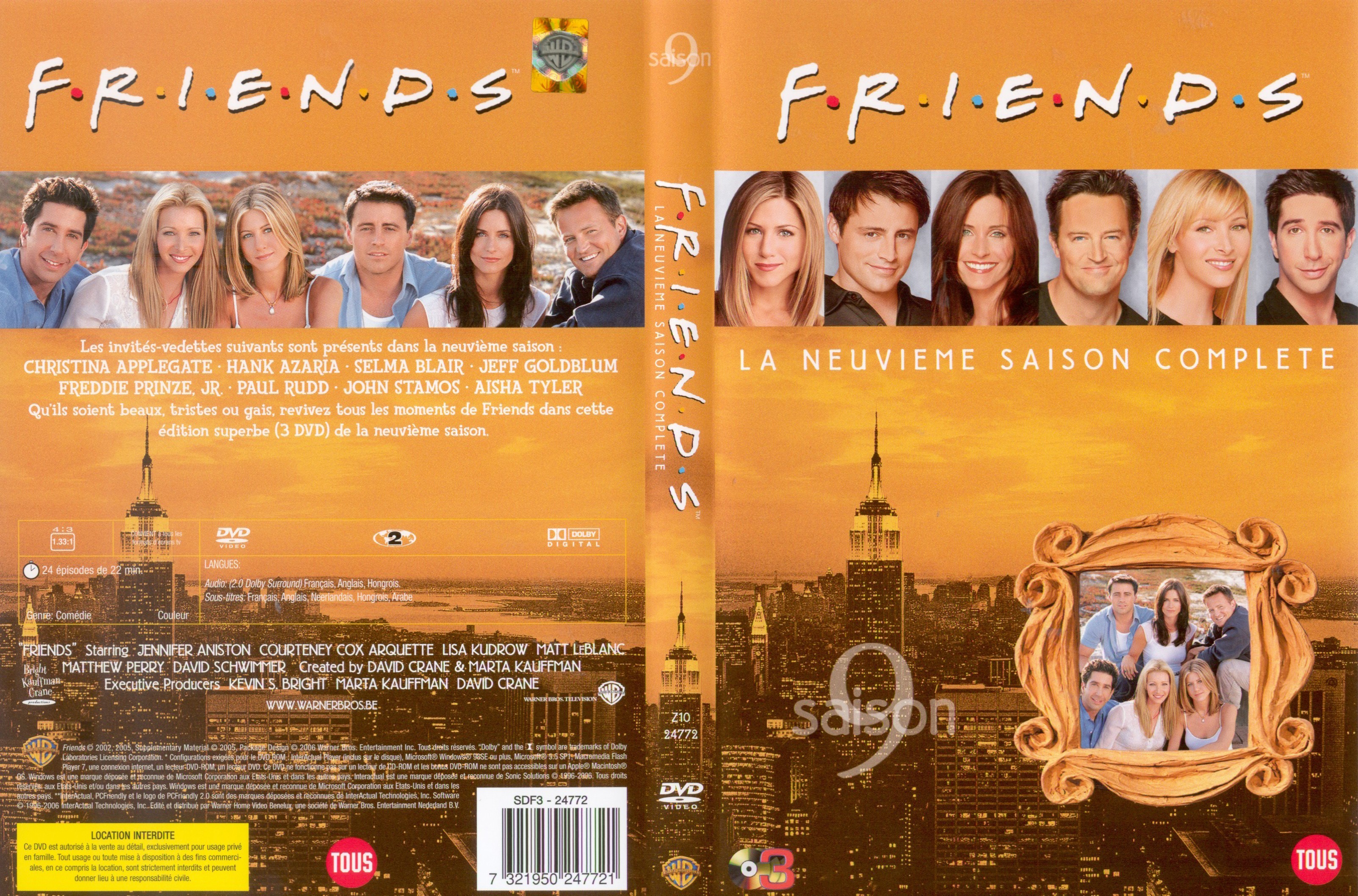 Jaquette DVD Friends Saison 9 COFFRET