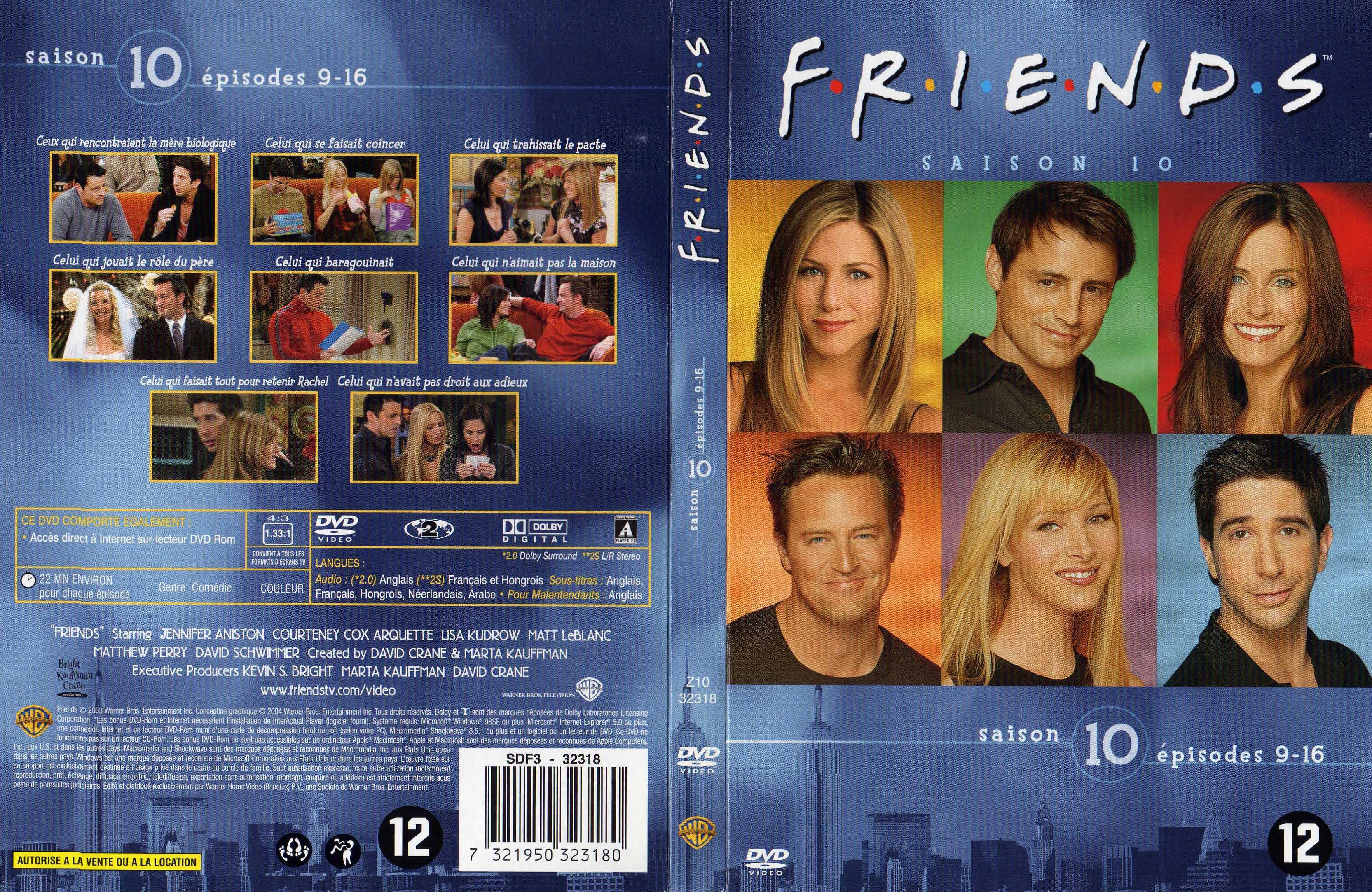 Jaquette DVD Friends saison 10 dvd 2 v2