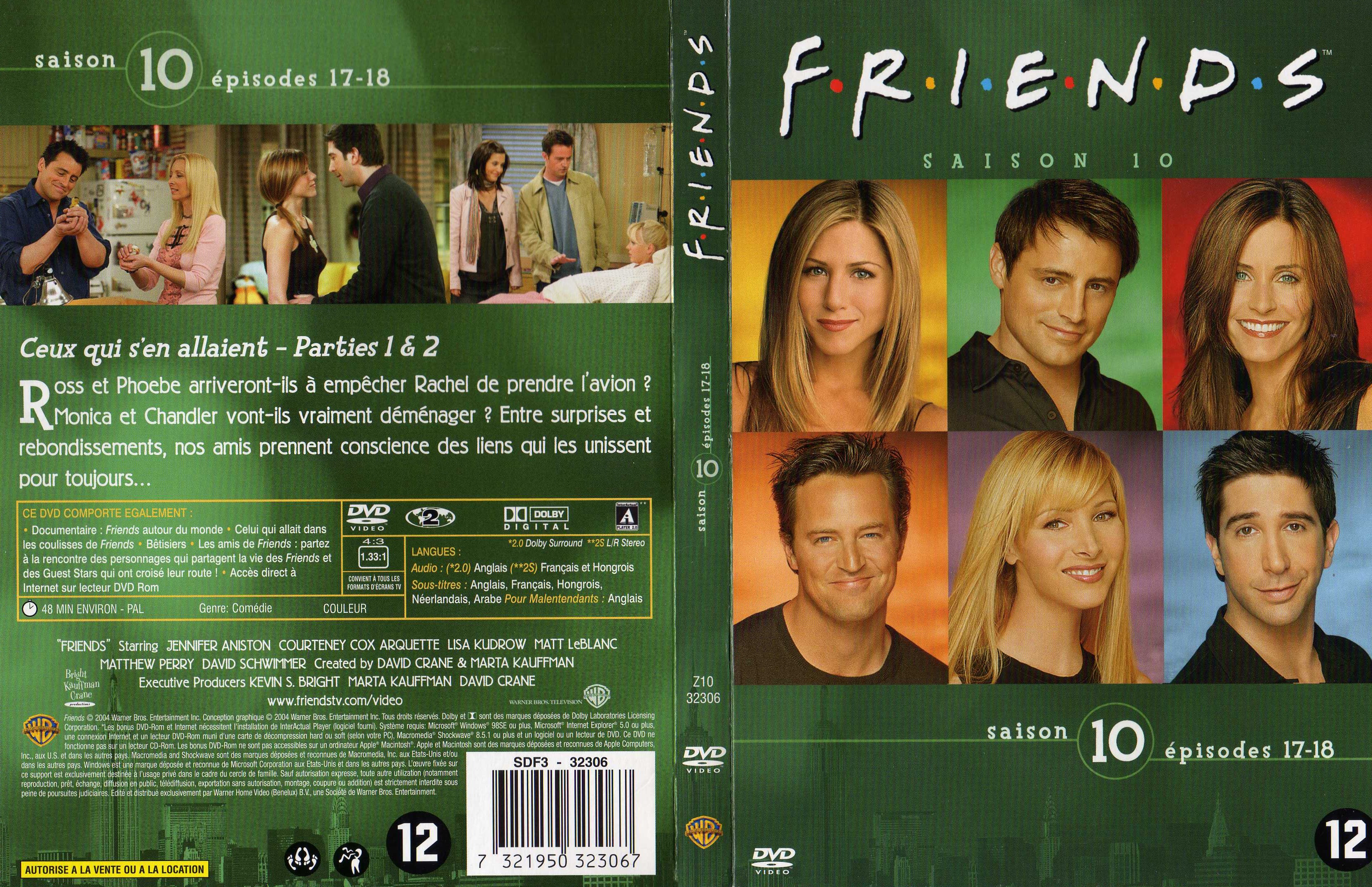 Jaquette DVD Friends saison 10 dvd 3 v2