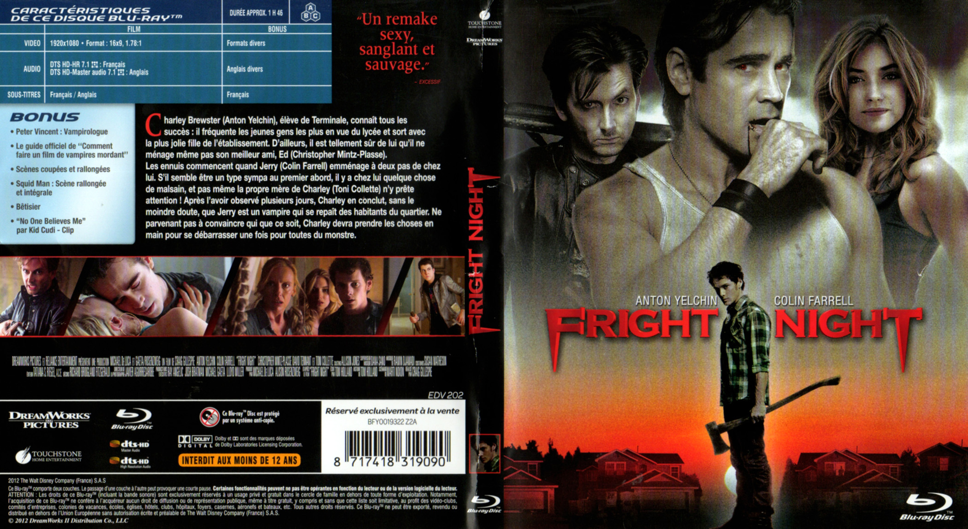 Jaquette DVD Fright Night (BLU-RAY) v2