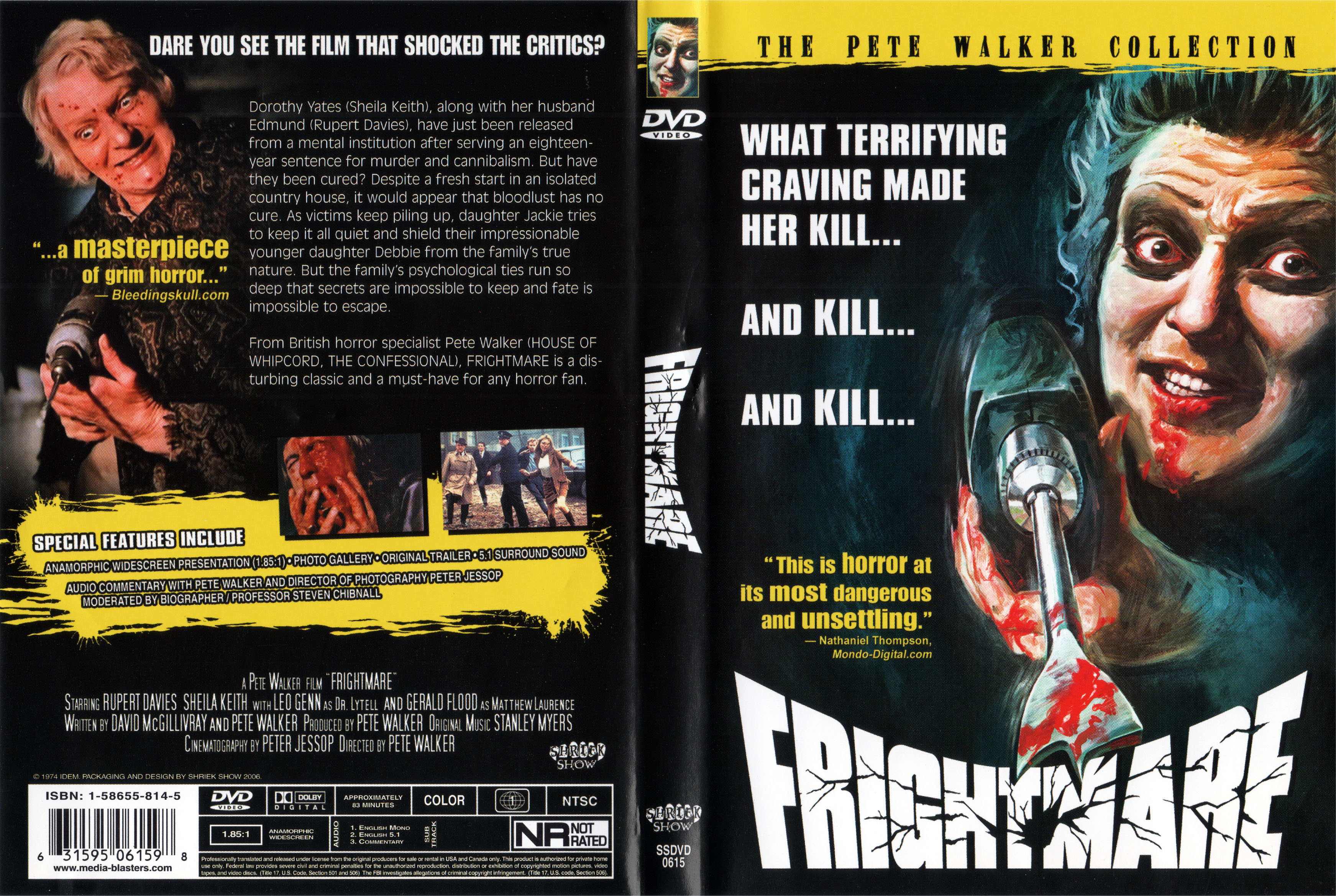 Jaquette DVD Frightmare Zone 1