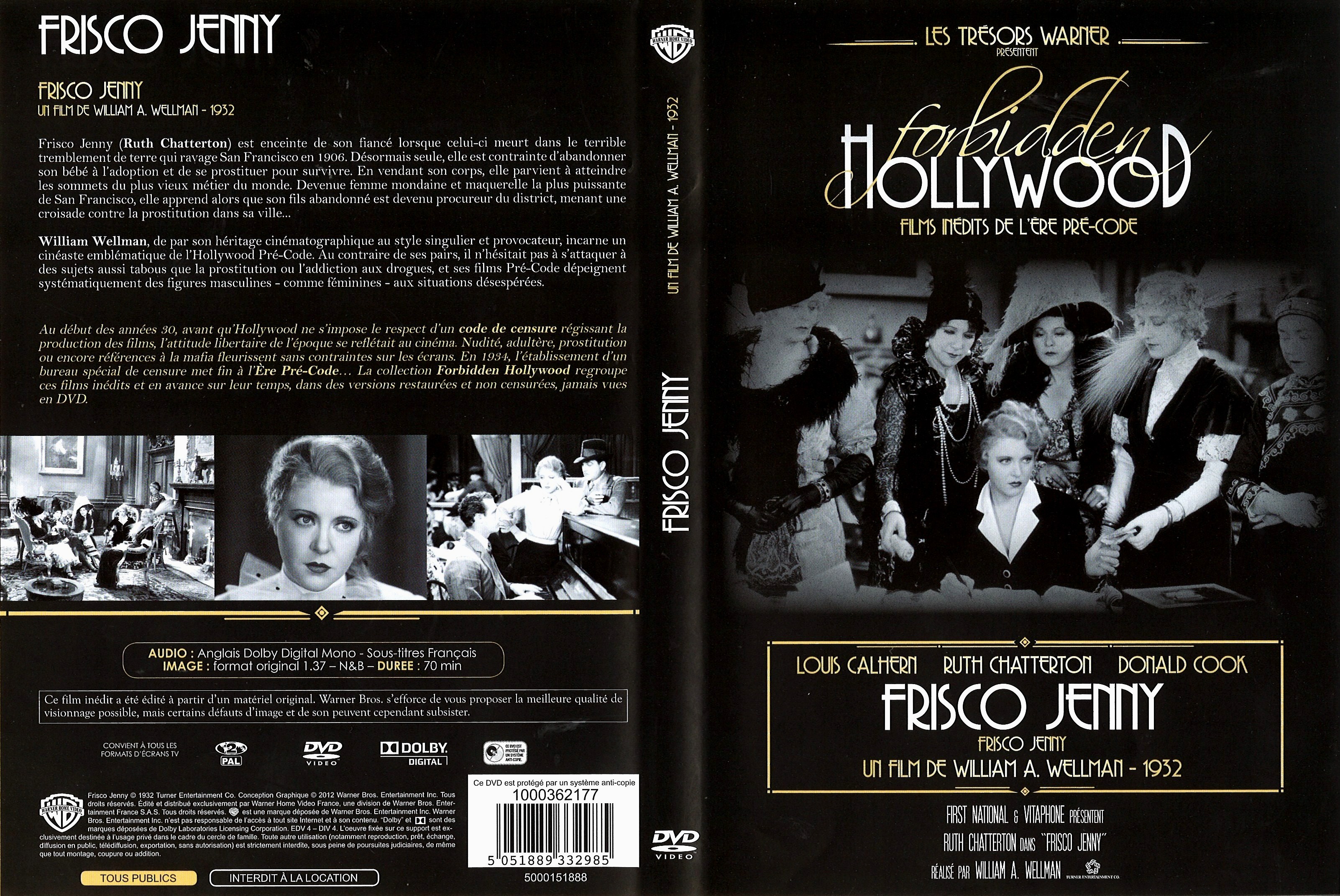 Jaquette DVD Frisco Jenny