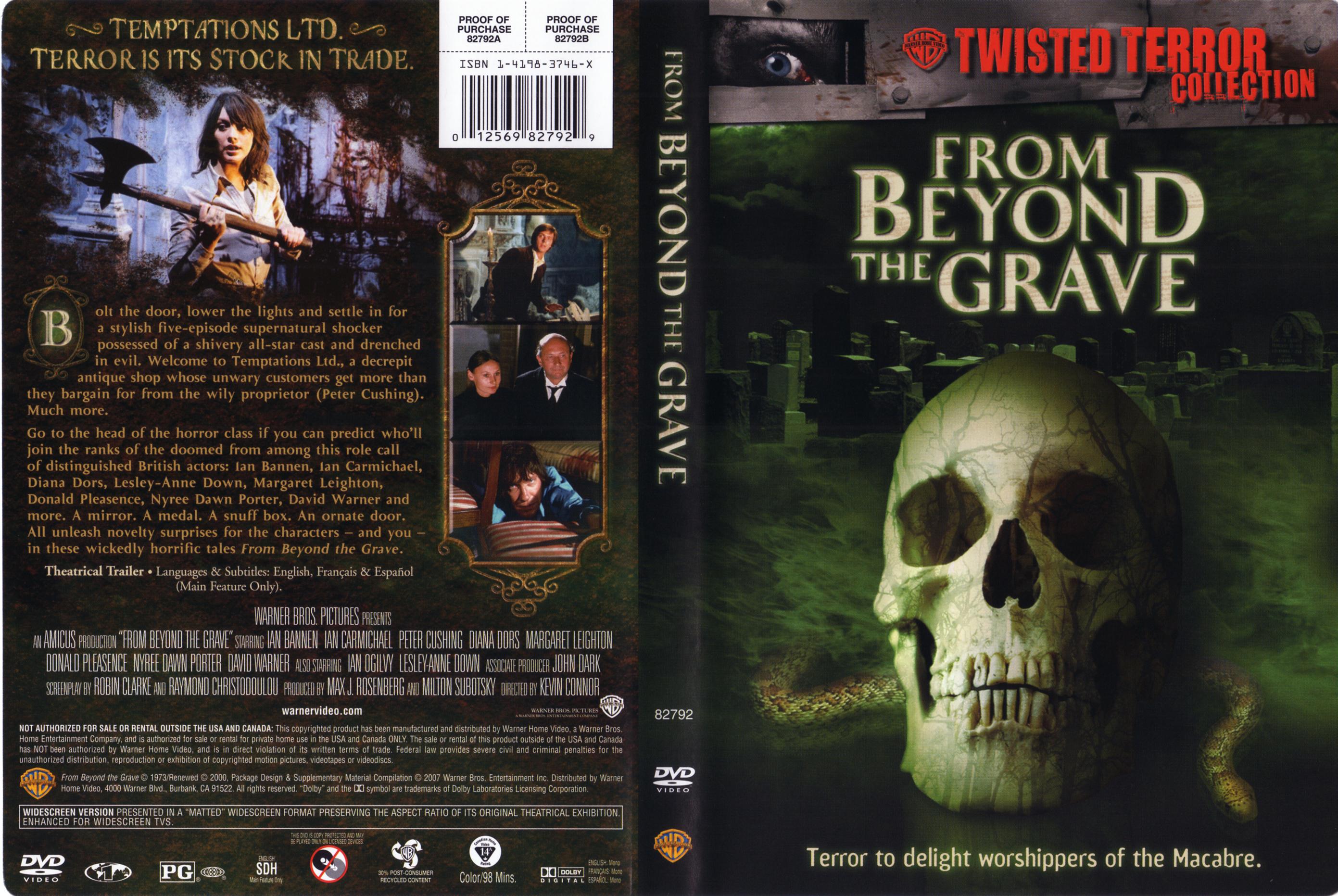 Jaquette DVD From beyond the grave Zone 1