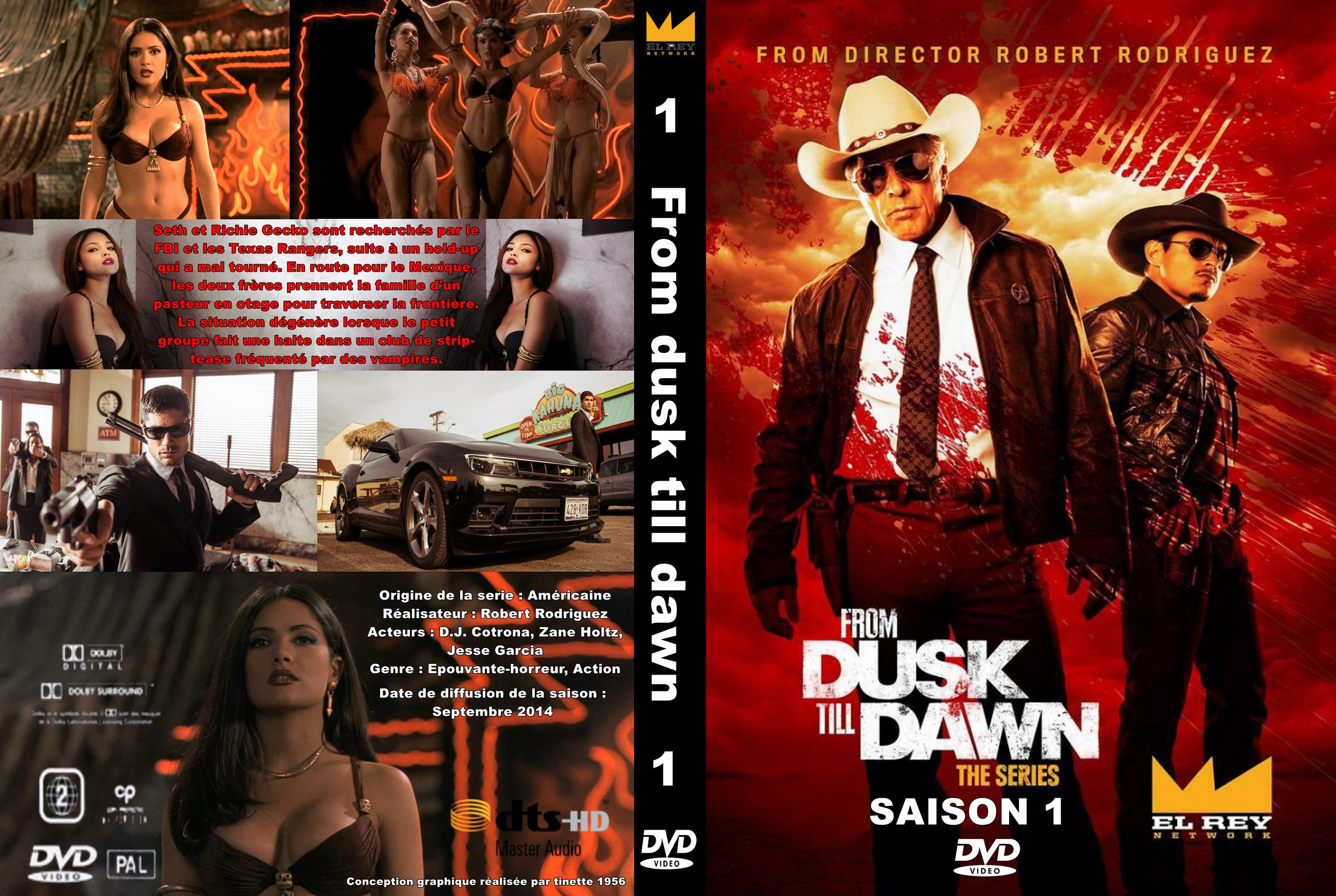 Jaquette DVD From dusk till dawn saison 1 custom