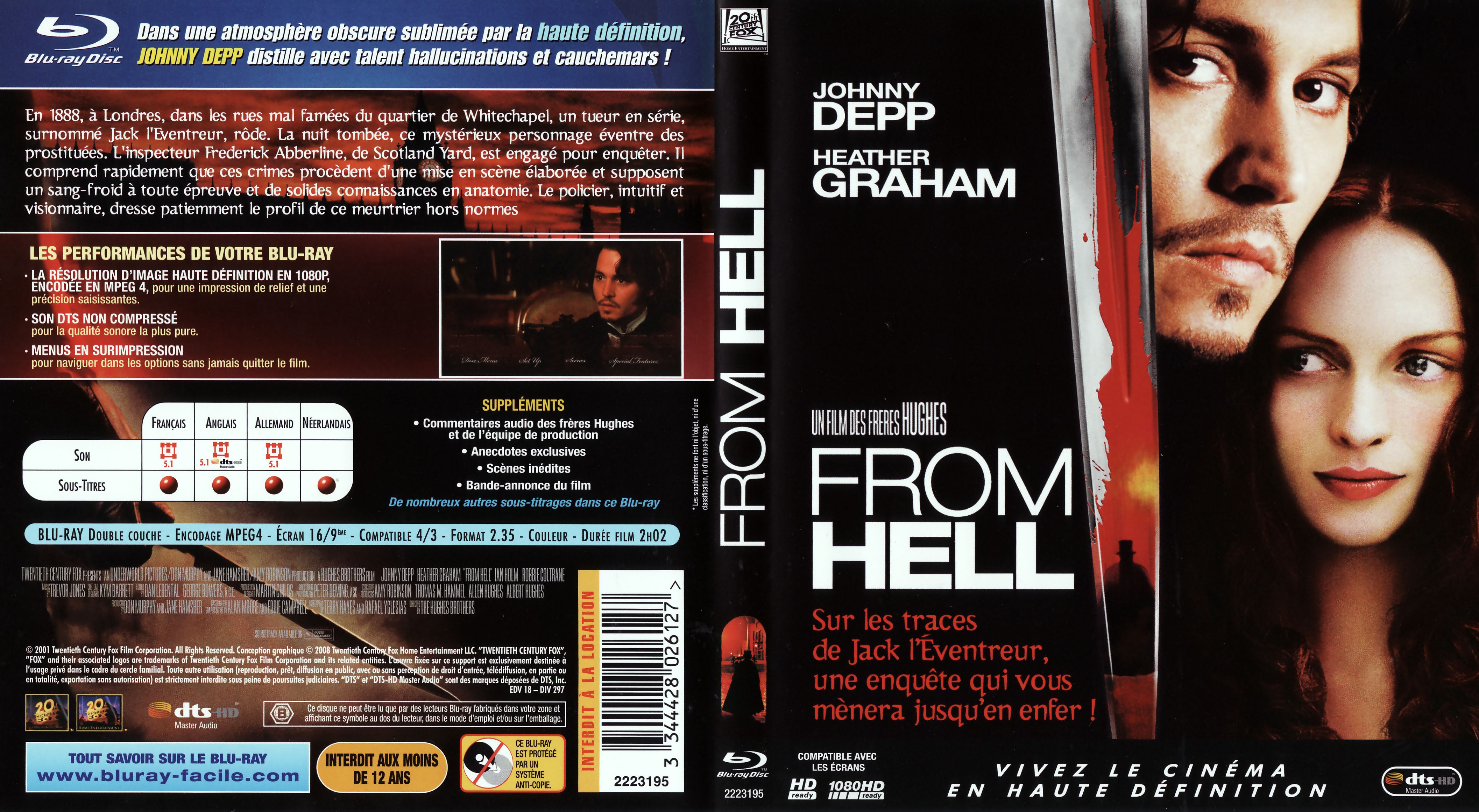 Jaquette DVD From hell (BLU-RAY)