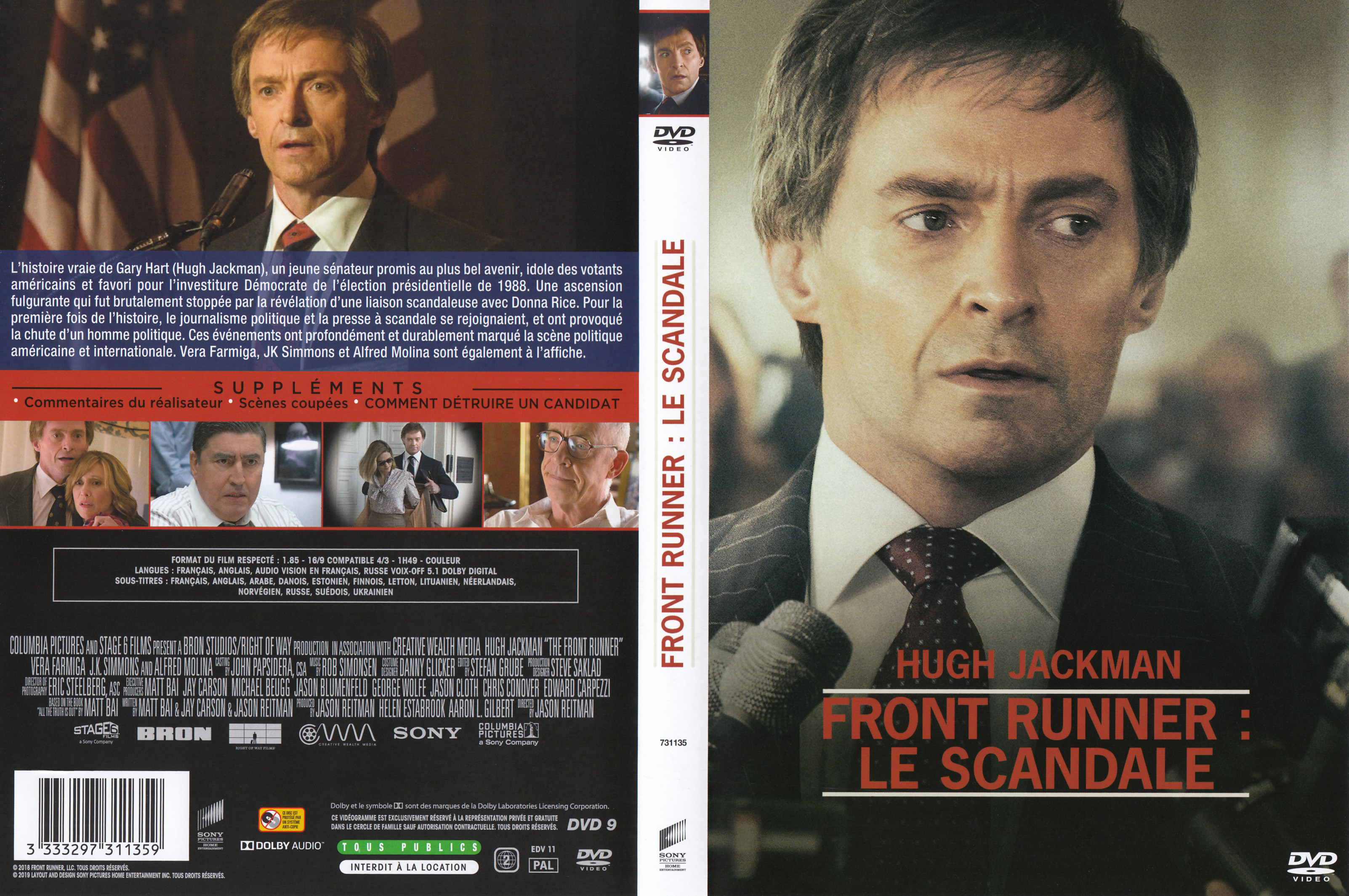 Jaquette DVD Front runner Le scandale