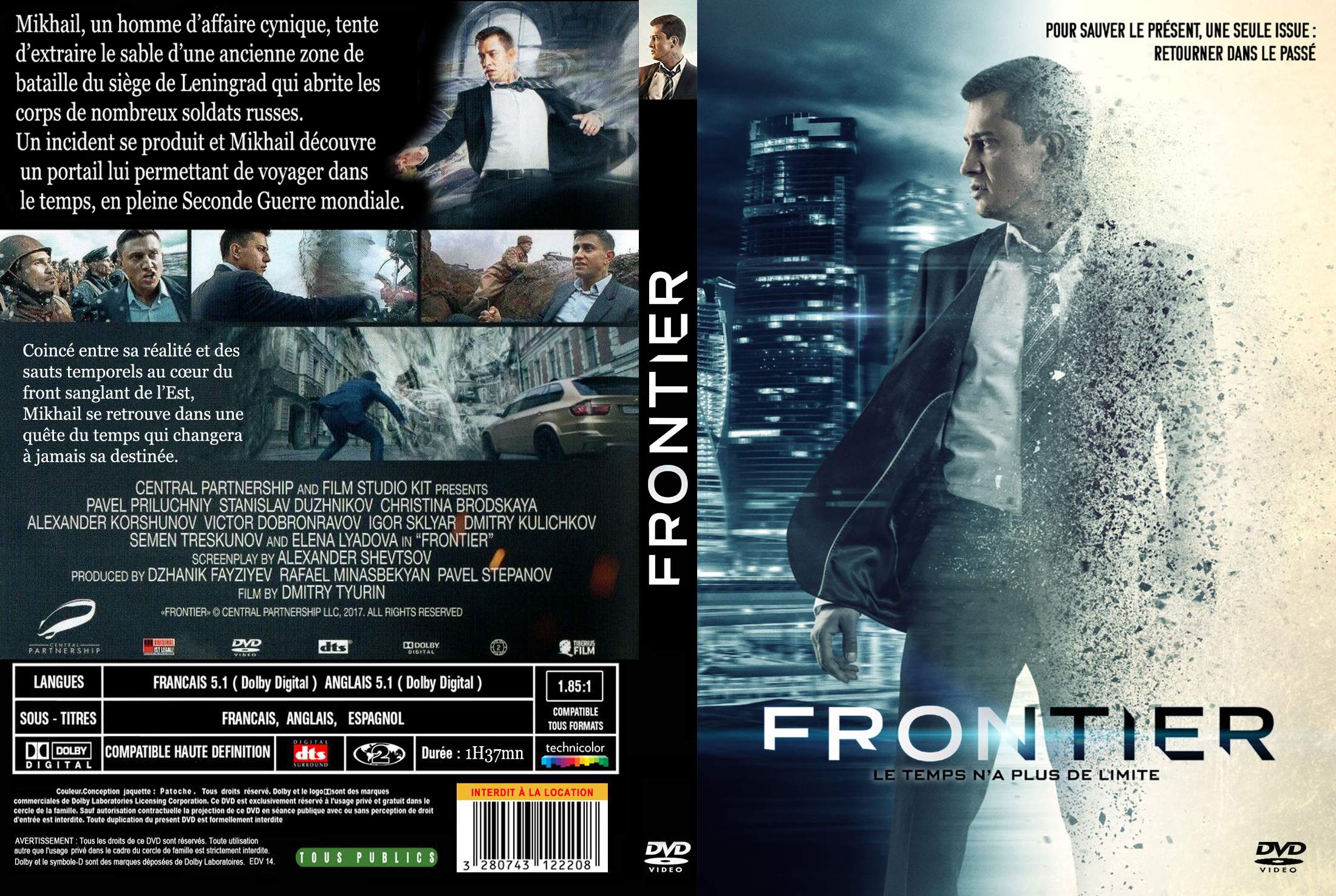 Jaquette DVD Frontier custom
