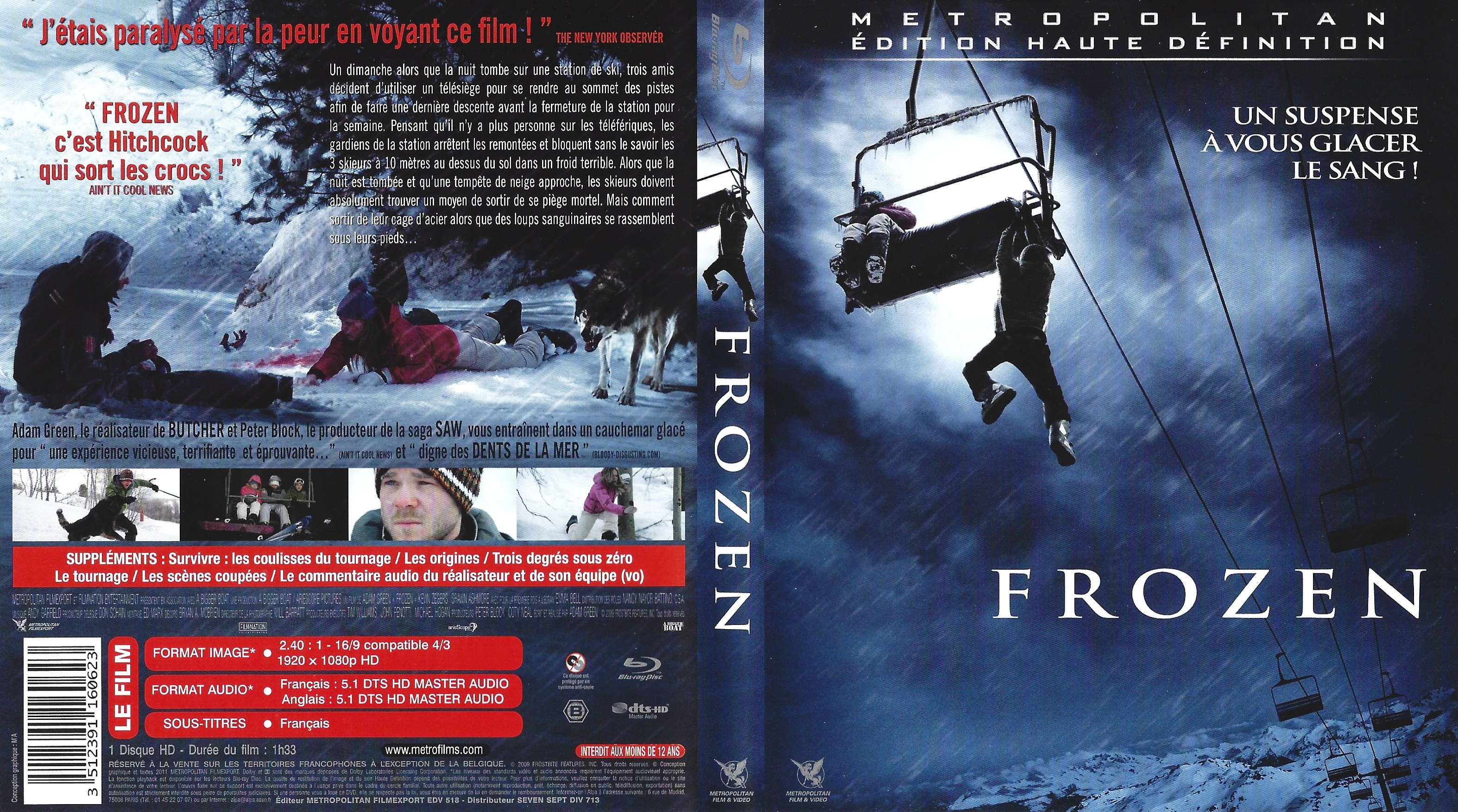 Jaquette DVD Frozen (BLU-RAY)