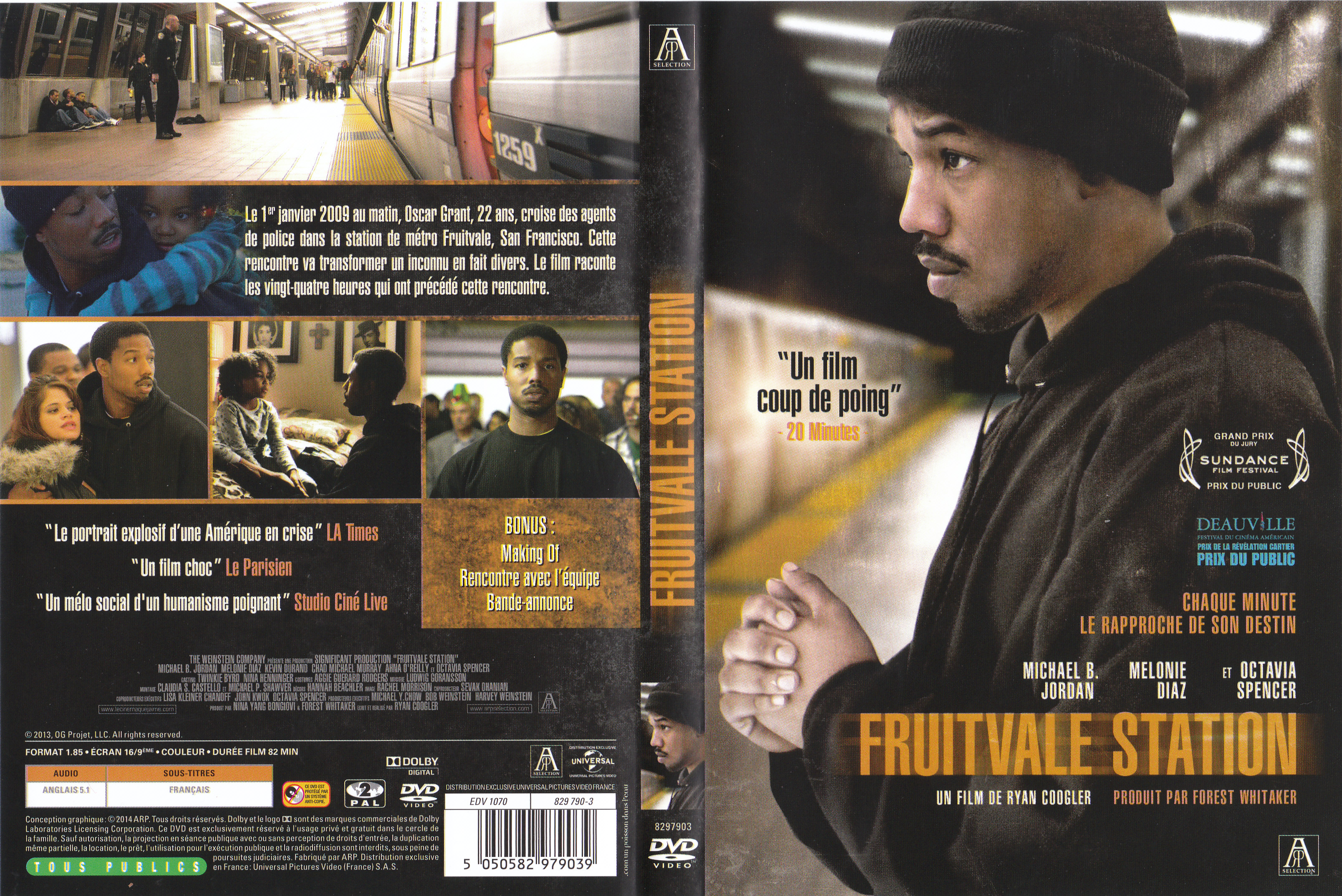 Jaquette DVD Fruitvale Station