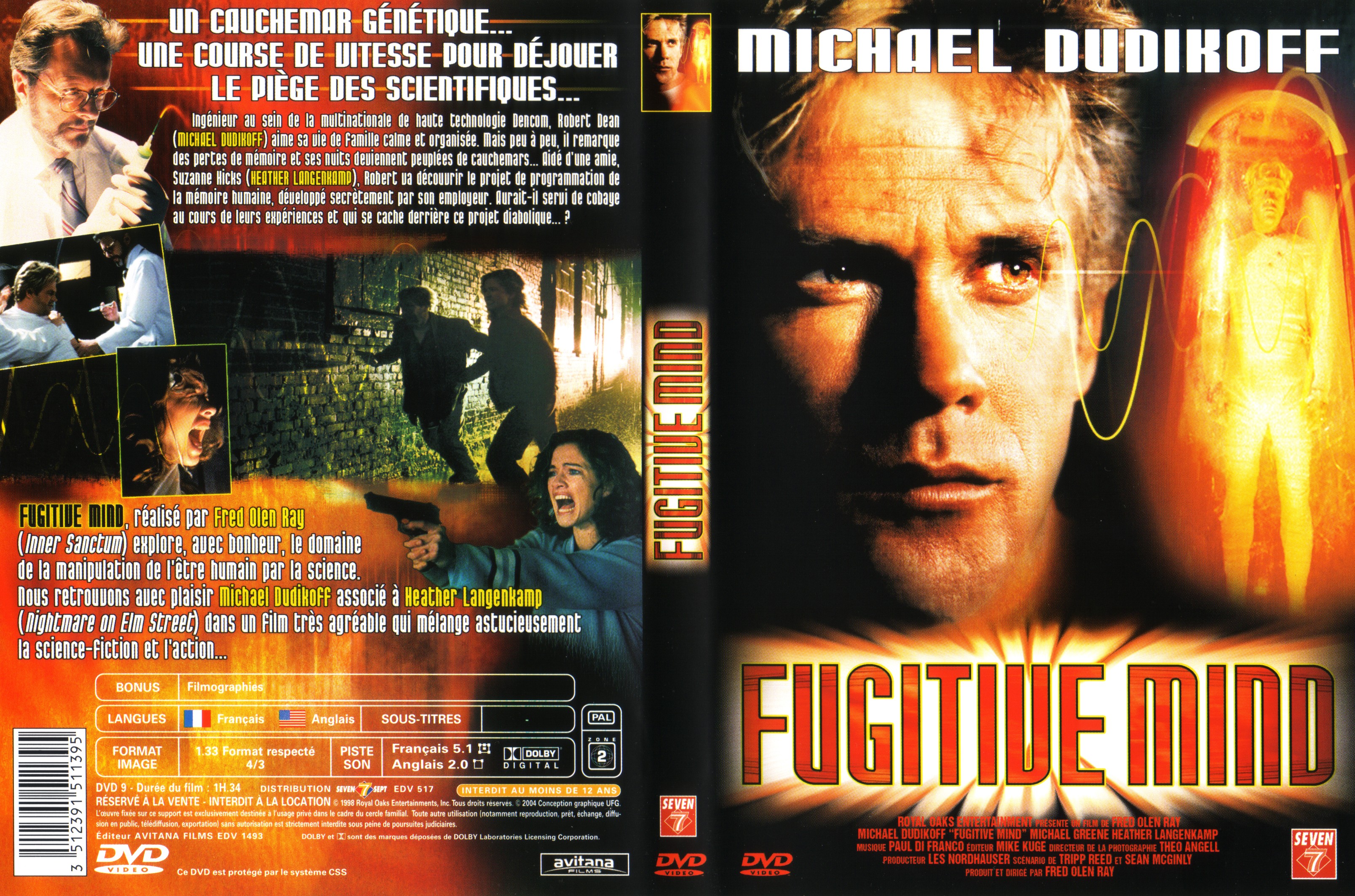 Jaquette DVD Fugitive mind