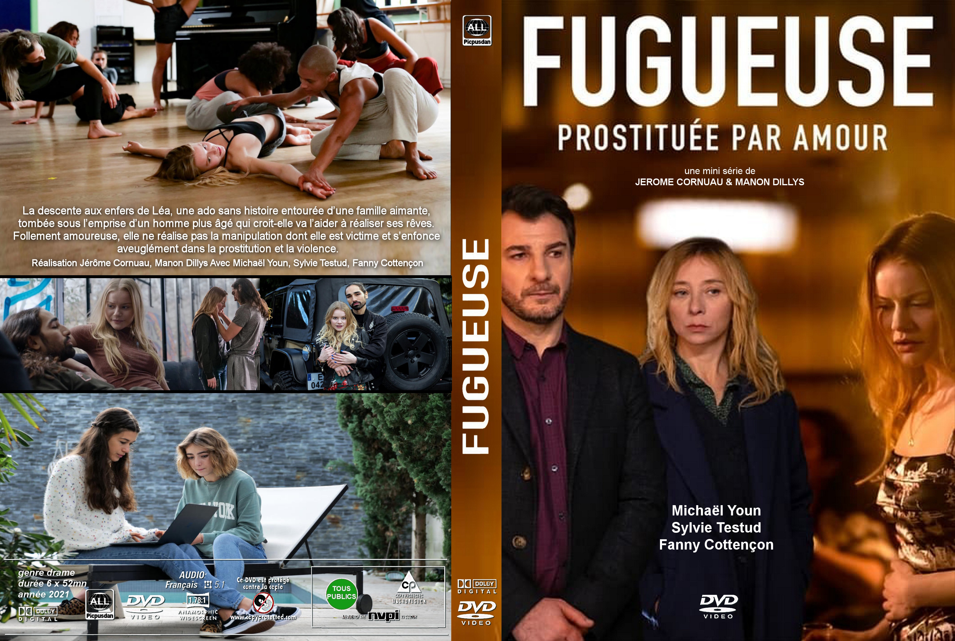 Jaquette DVD Fugueuse custom