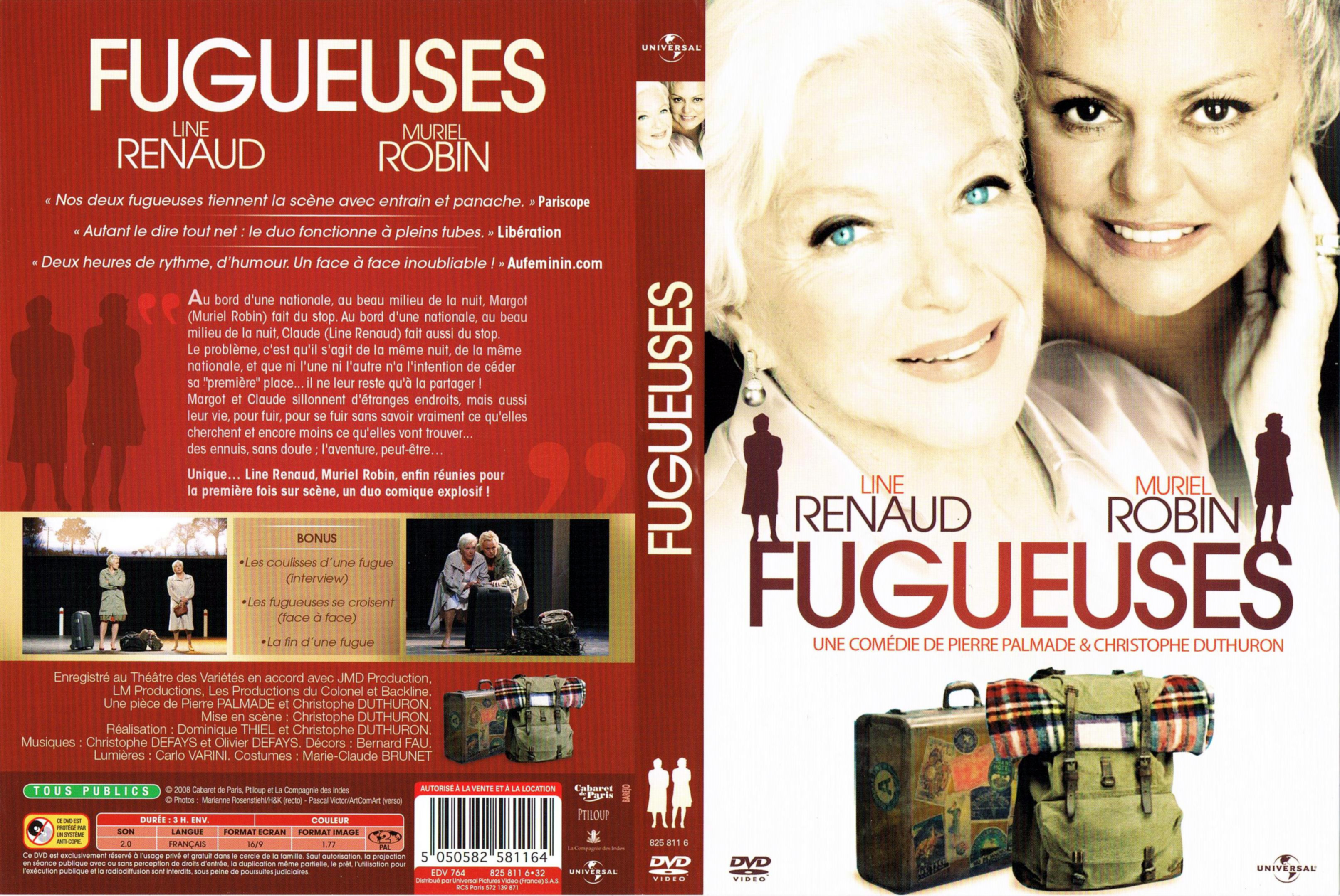 Jaquette DVD Fugueuses