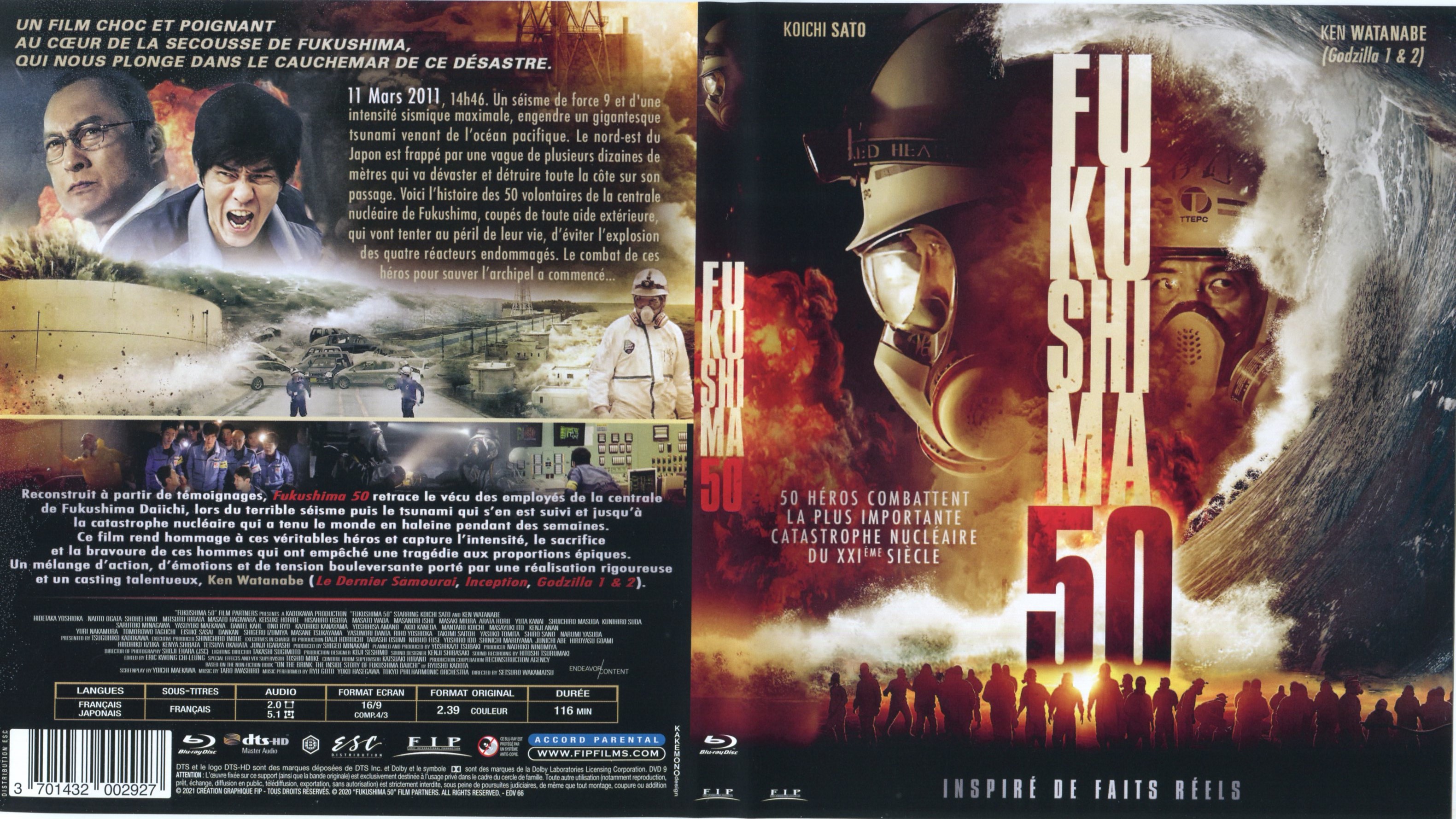 Jaquette DVD Fukushima 50 (BLU-RAY)