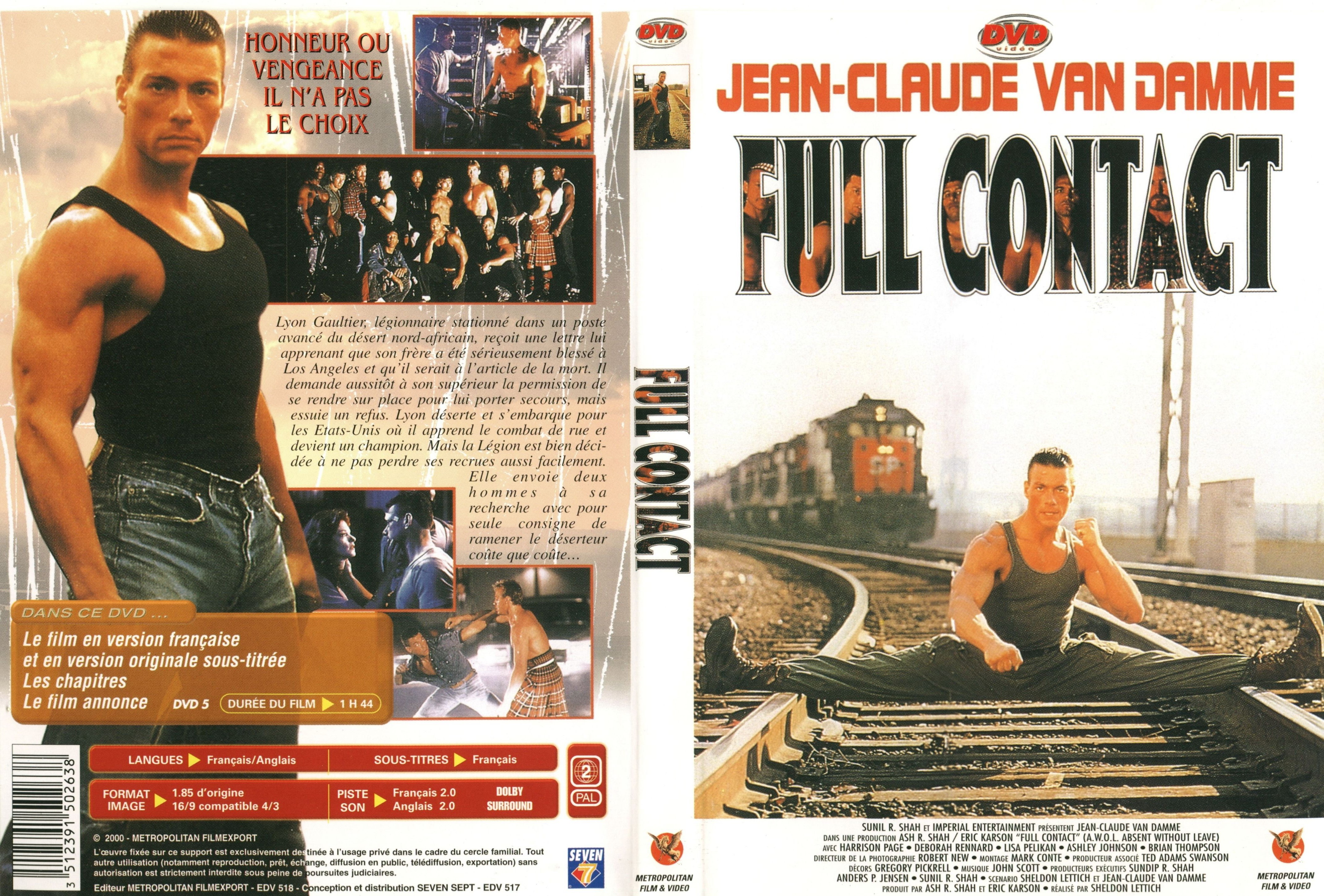 Jaquette DVD Full contact