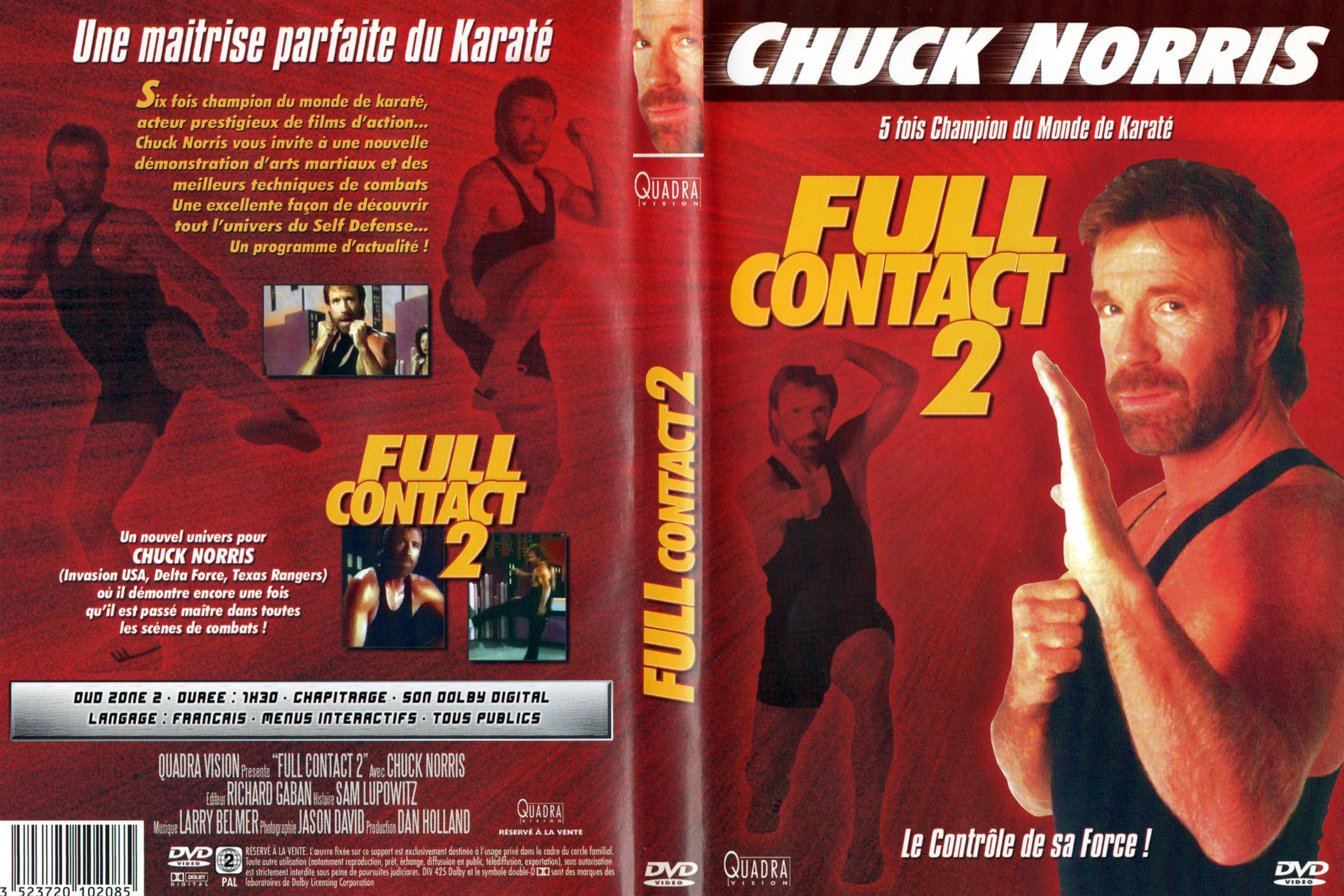 Jaquette DVD Full contact 2 (chuck norris)
