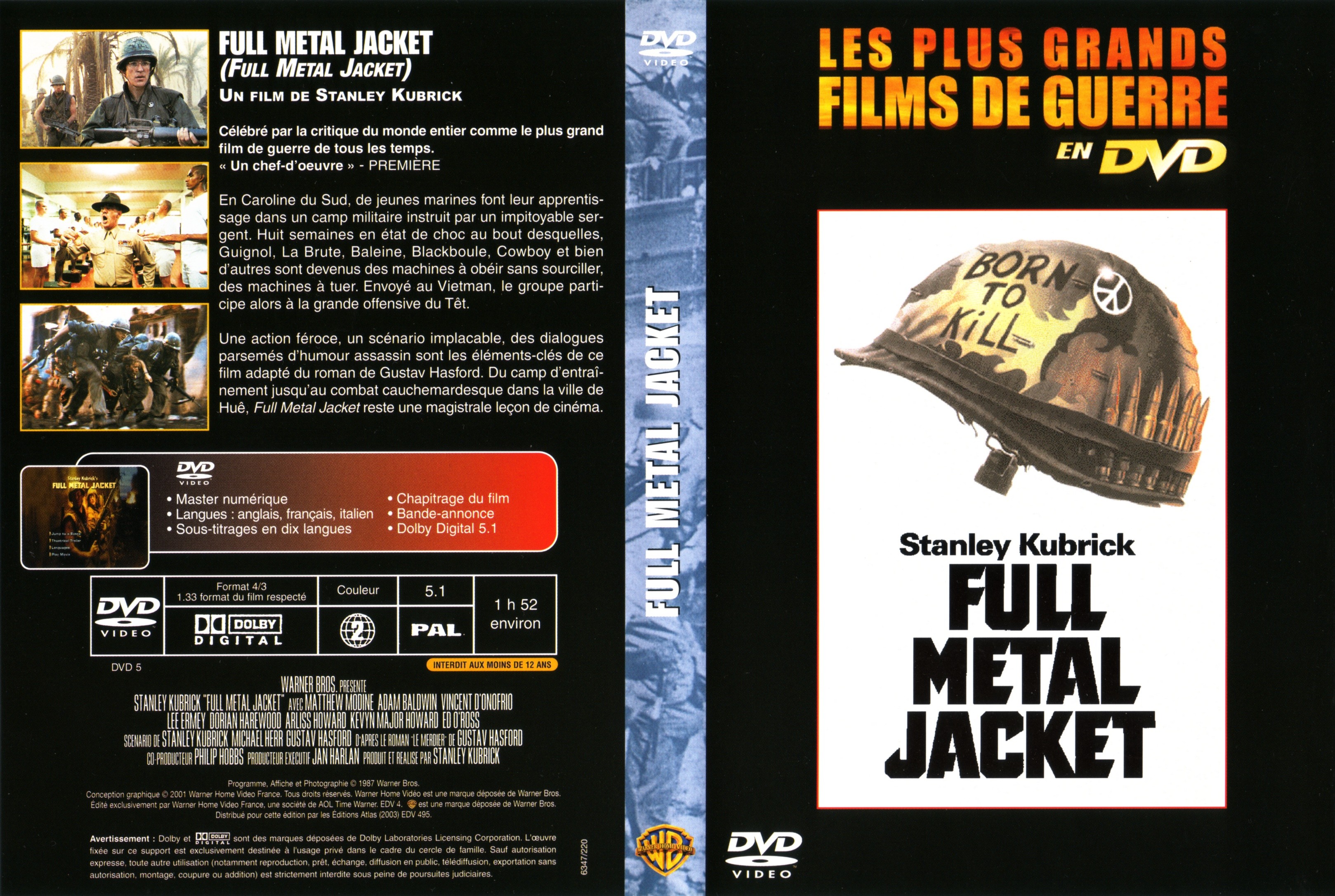 Jaquette DVD Full metal jacket