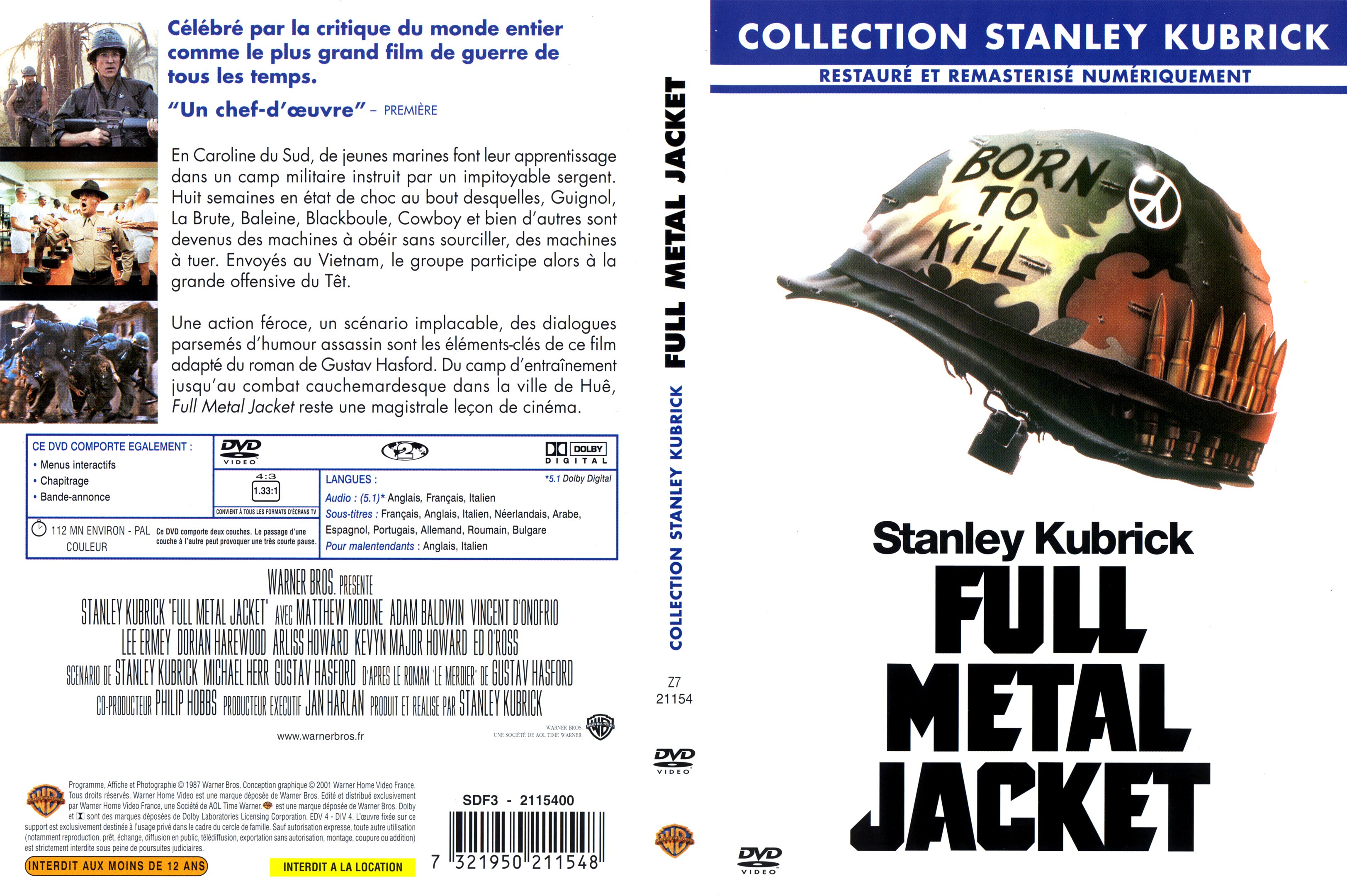 Jaquette DVD Full metal jacket v2
