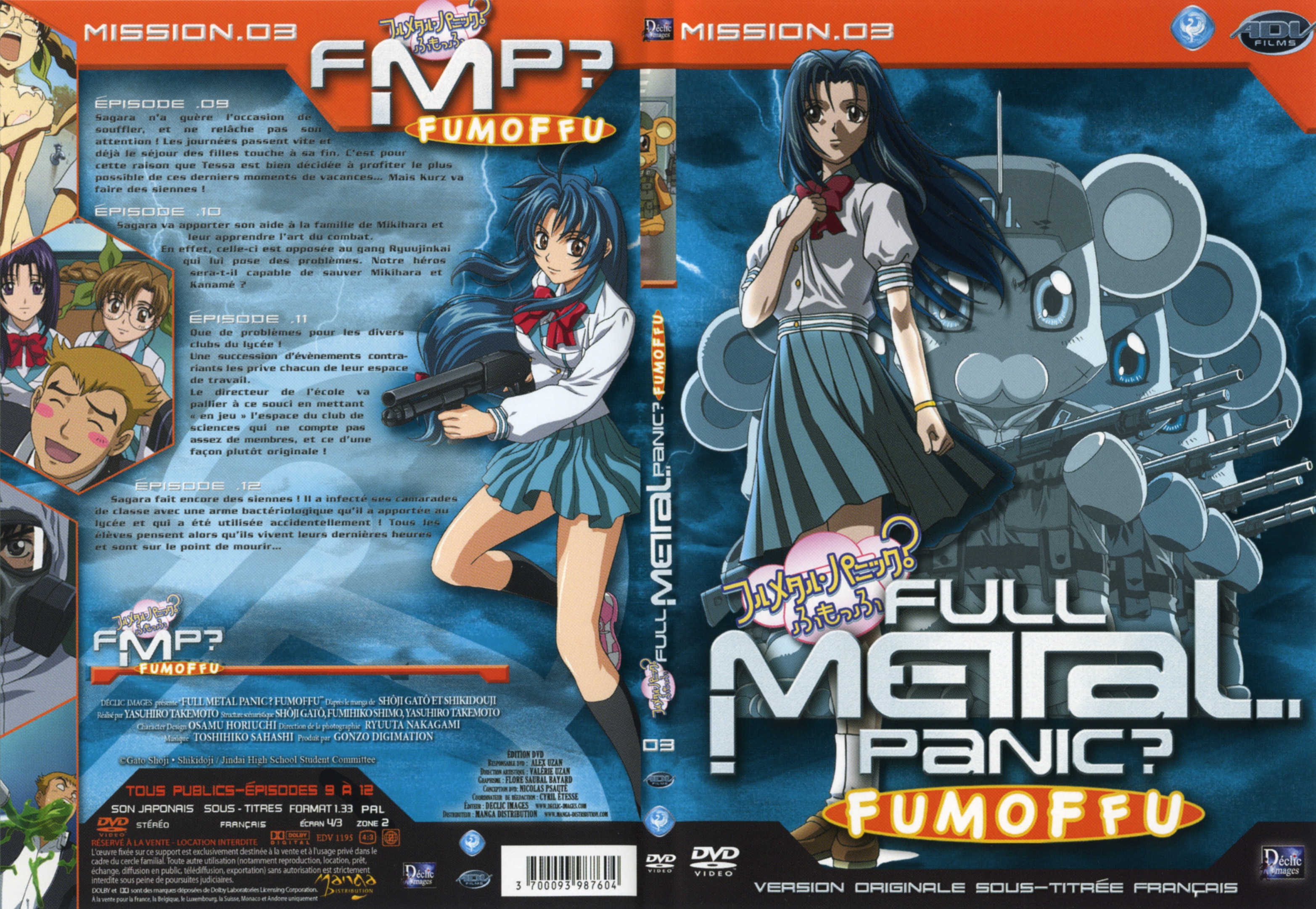 Jaquette DVD Full metal panic fumoffu vol 3