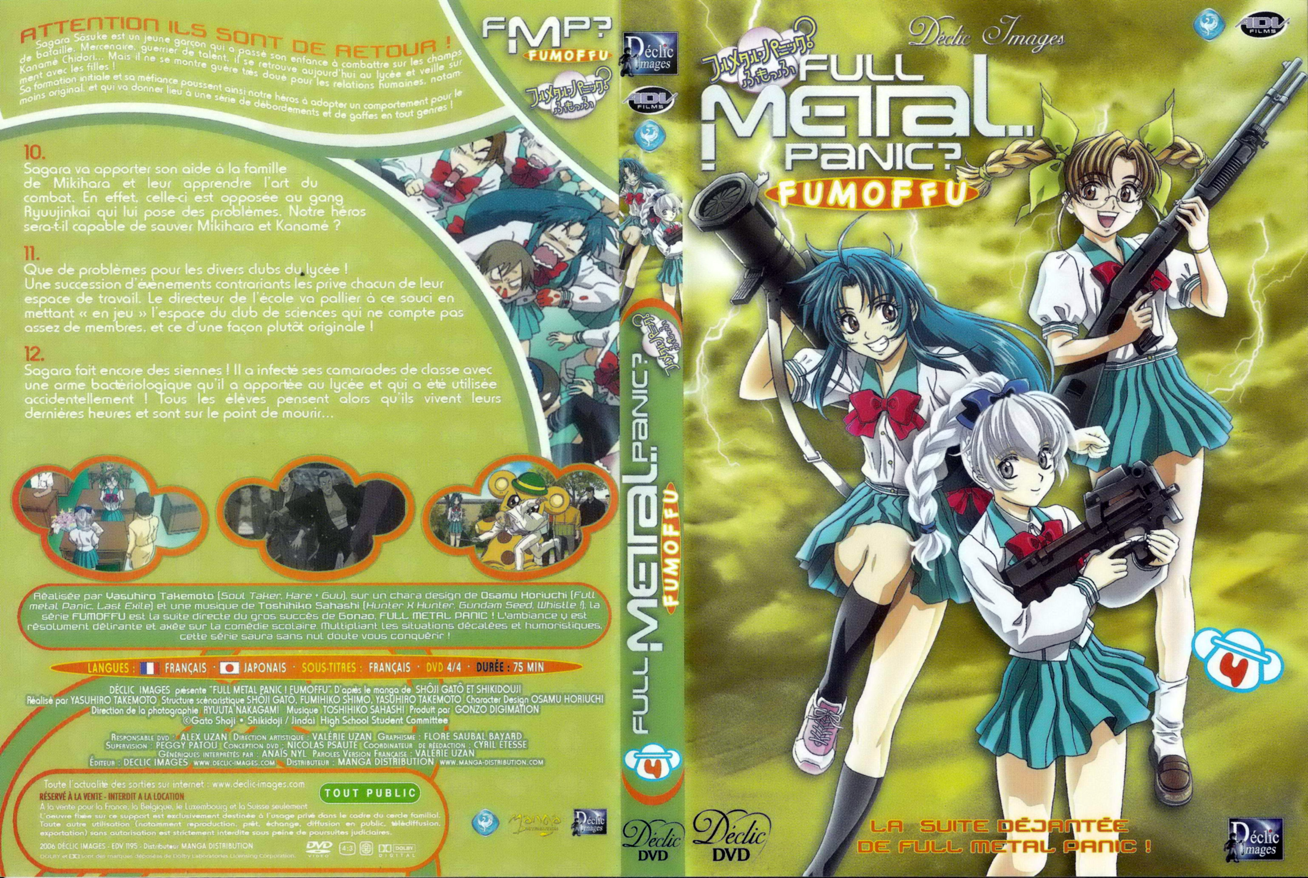 Jaquette DVD Full metal panic fumoffu vol 4 v2