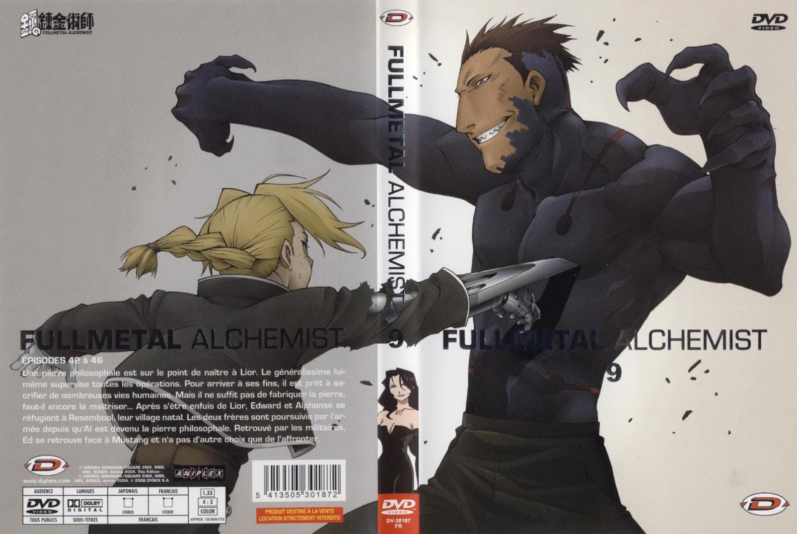 Jaquette DVD Fullmetal alchemist vol 9