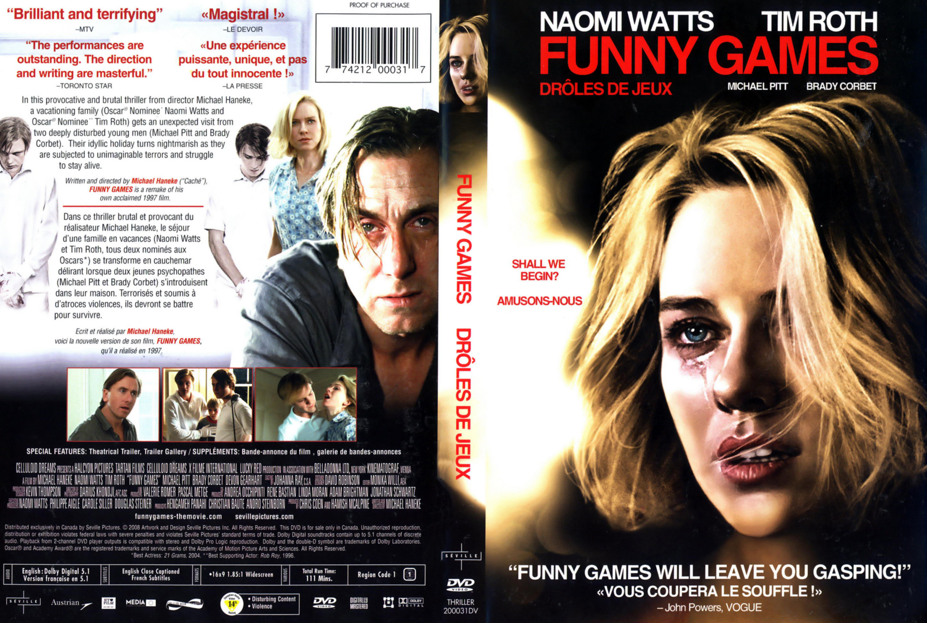 ... et stickers dvd merci de votre aide funny games droles de jeux