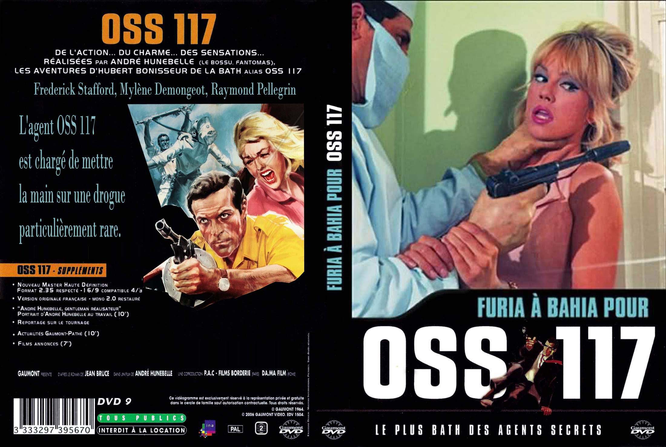 Jaquette DVD Furia a bahia pour Oss 117 custom