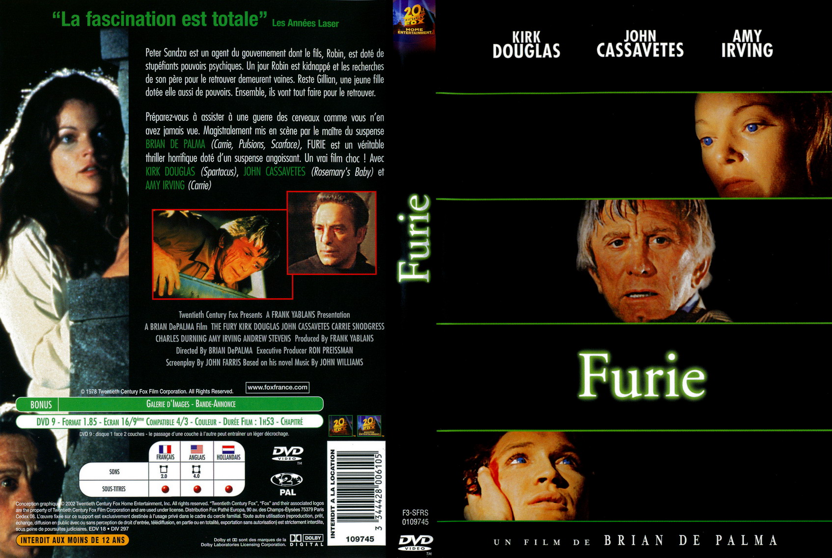 Jaquette DVD Furie