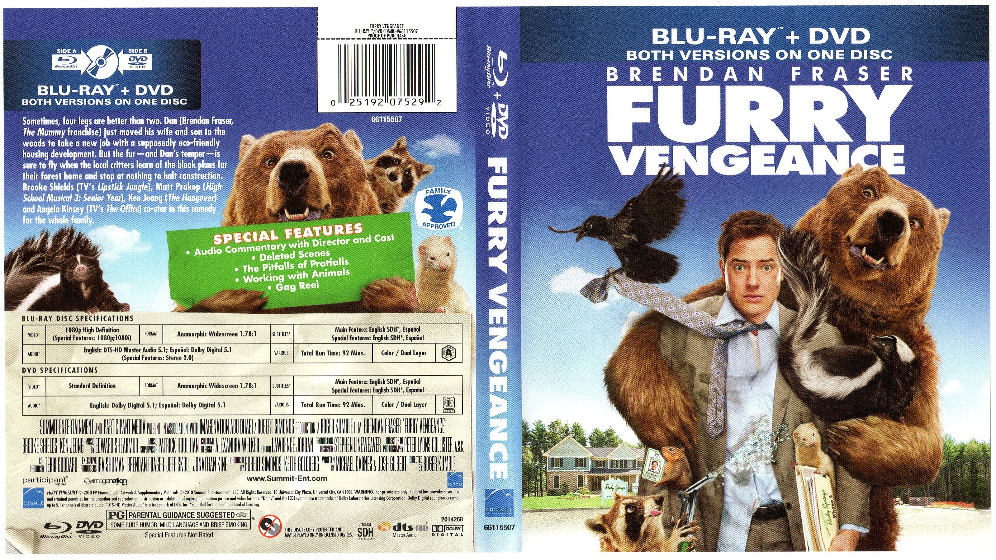 Jaquette DVD Furry Vengeance Zone 1 (BLU-RAY)