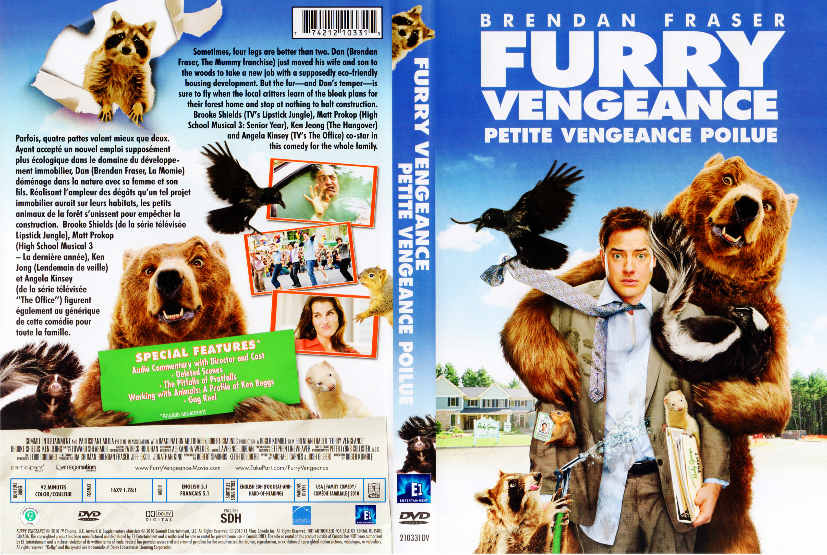 Jaquette DVD Furry vengeance - Petit vengeance poilue (Canadienne)