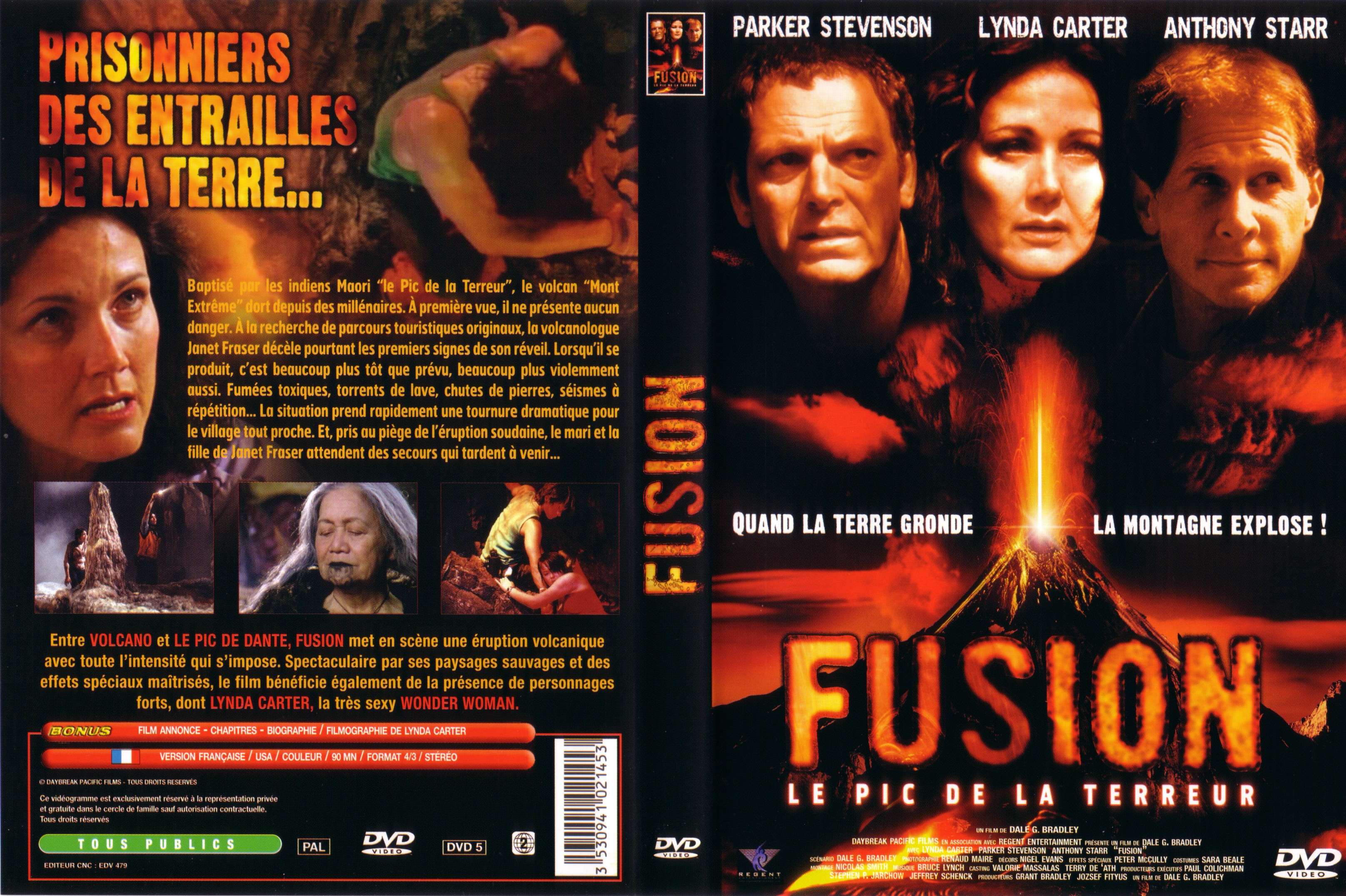Jaquette DVD Fusion le pic de la terreur