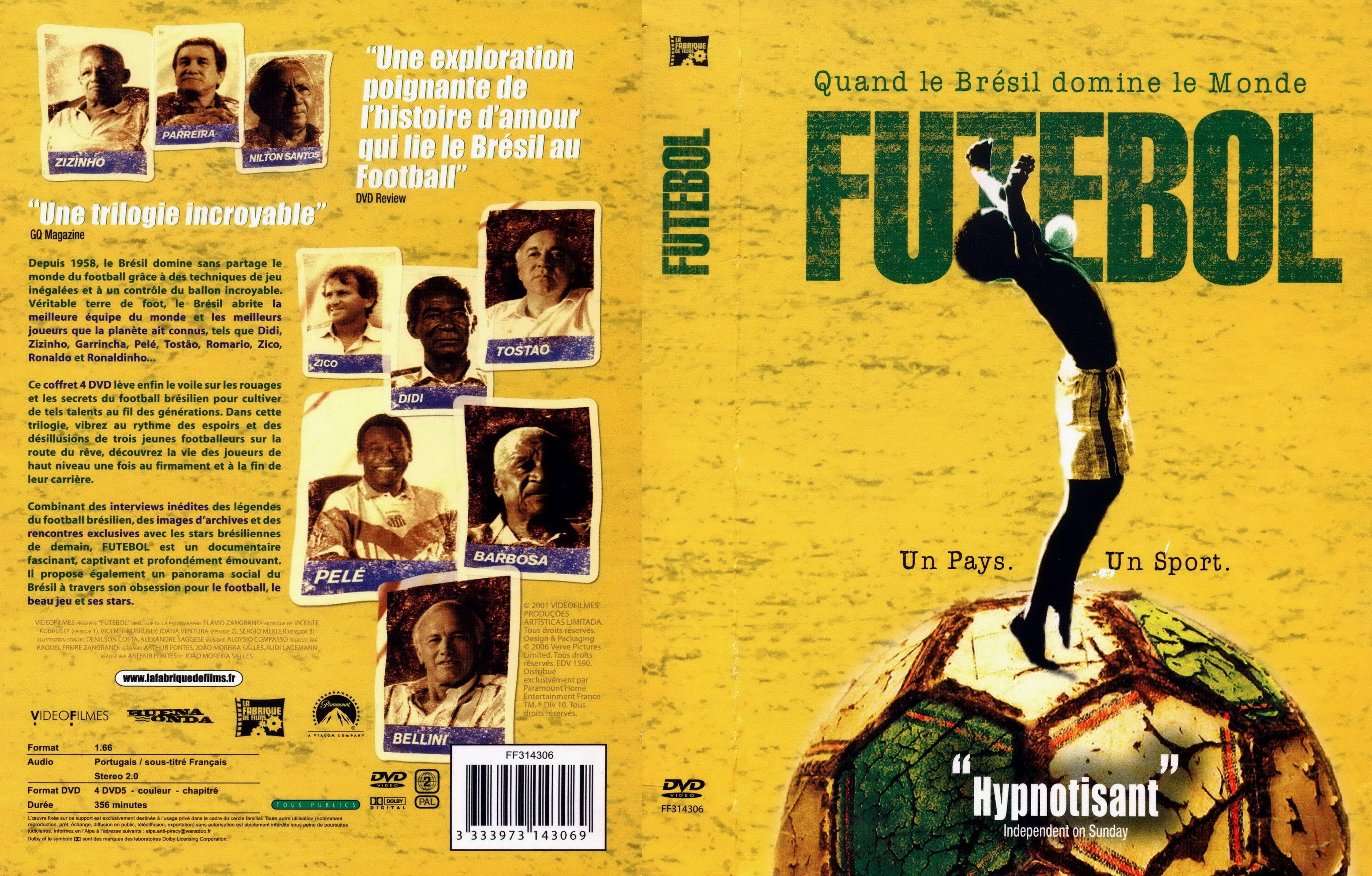 Jaquette DVD Futebol