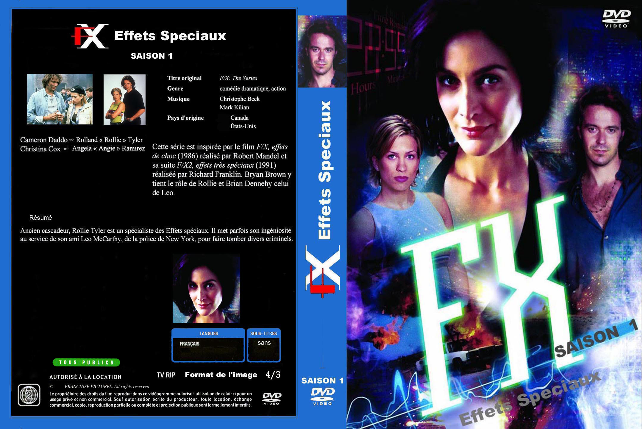 Jaquette DVD Fx Effets Speciaux la serie custom