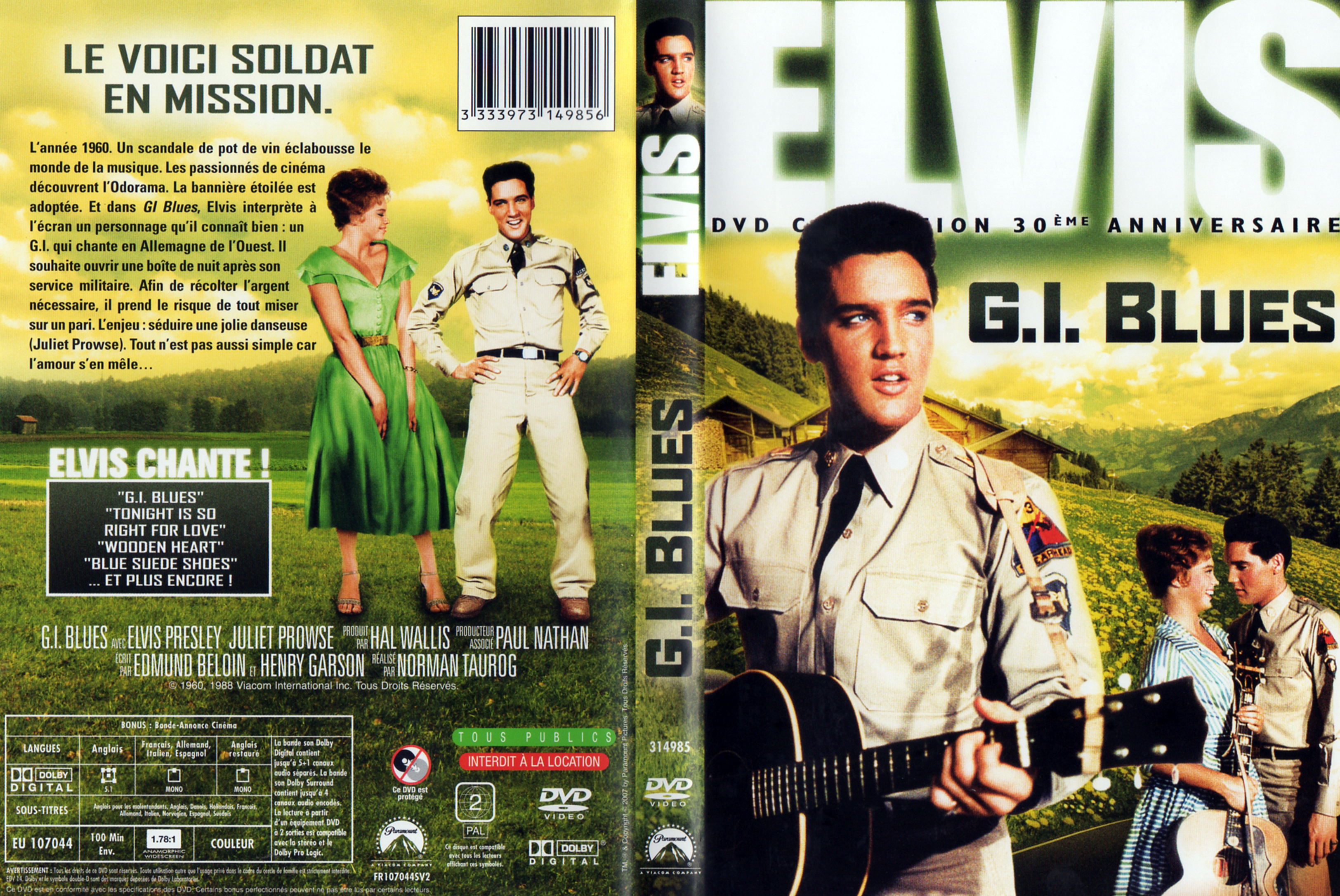 Jaquette DVD GI Blues