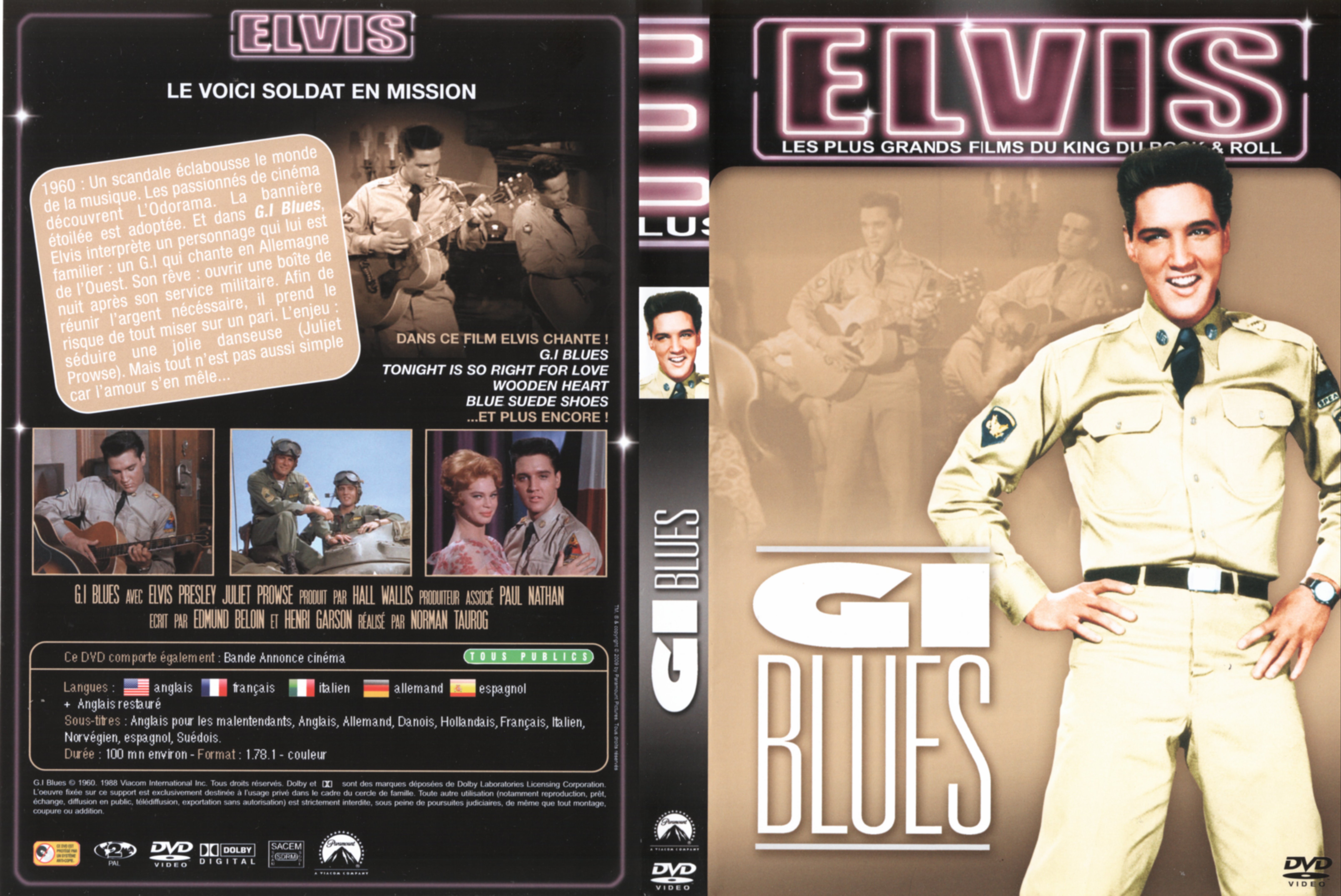 Jaquette DVD GI Blues v2