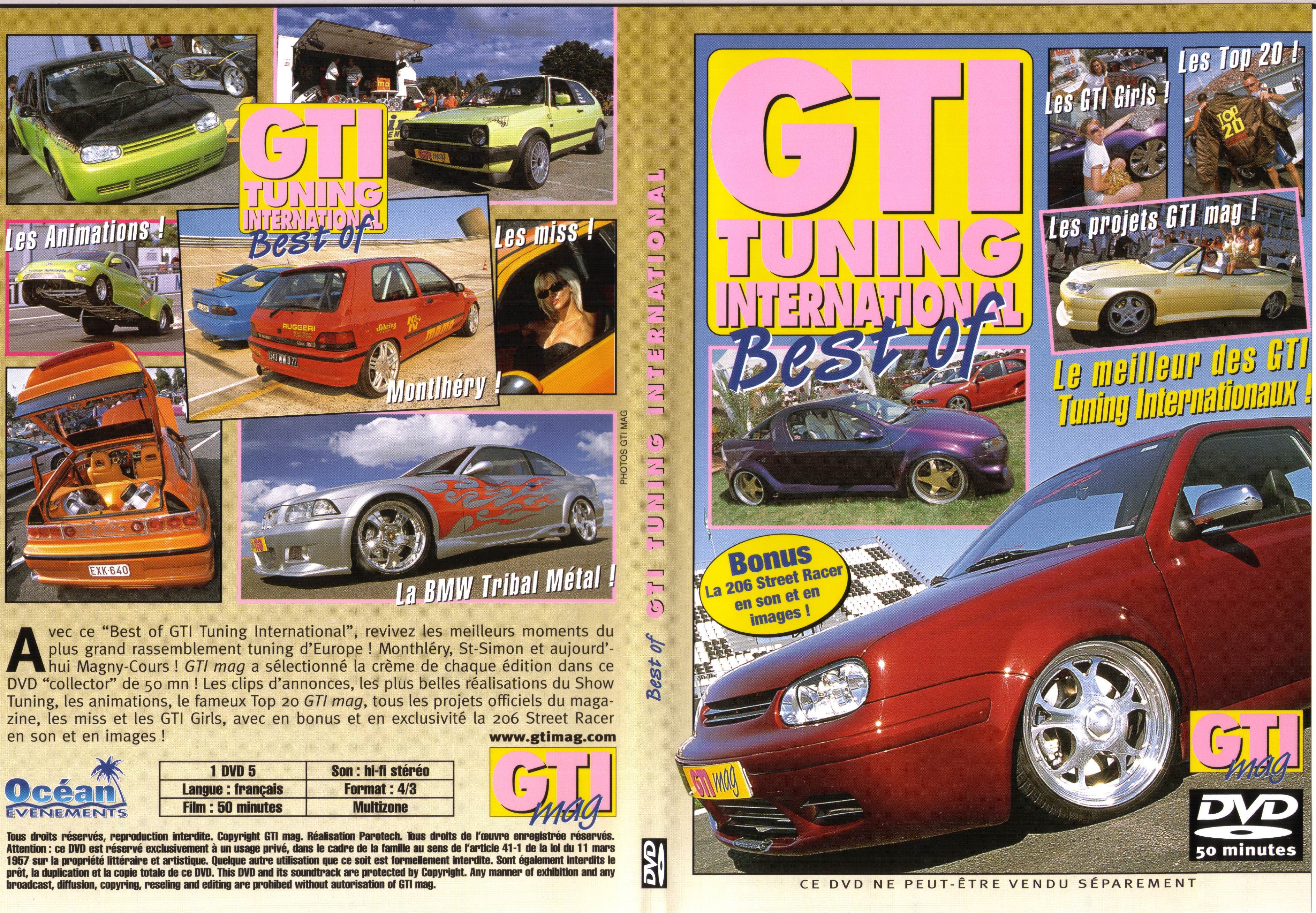 Jaquette DVD GTI tuning international  Best Of