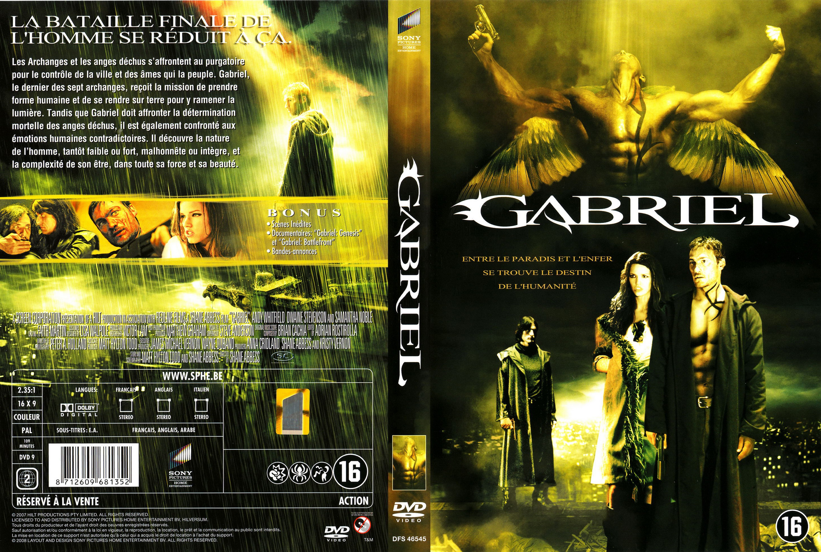 Jaquette DVD Gabriel v3