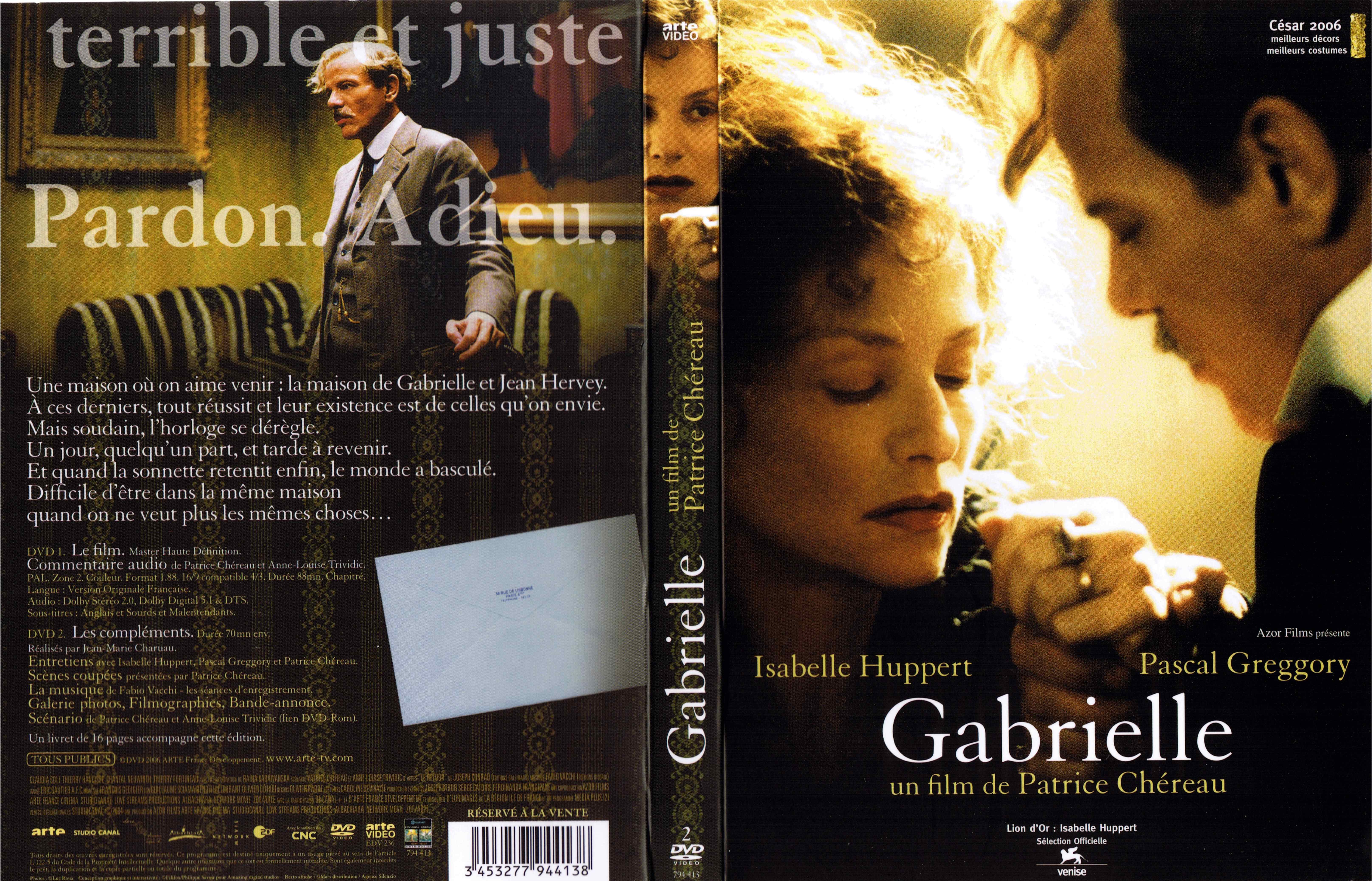 Jaquette DVD Gabrielle