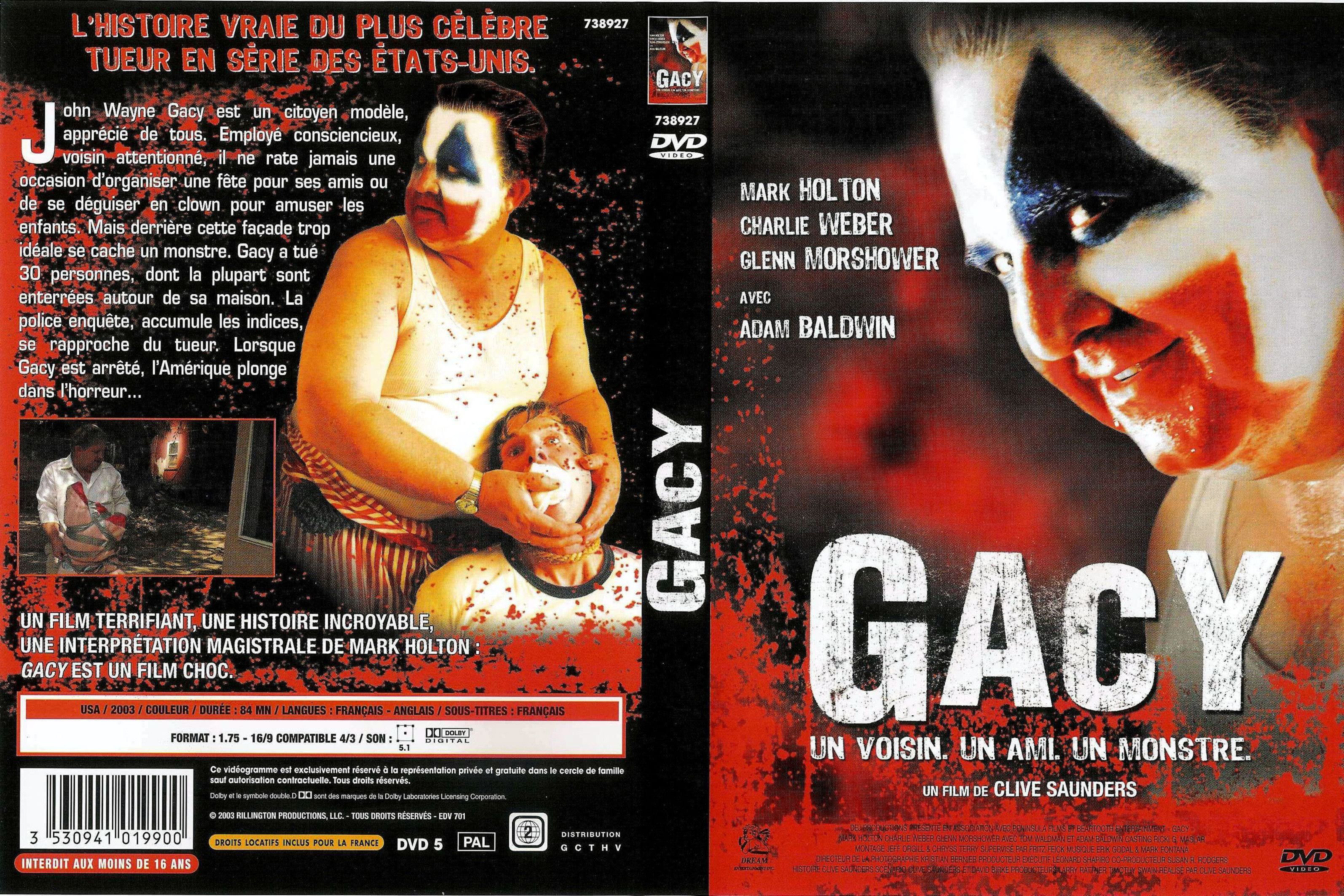 Jaquette DVD Gacy