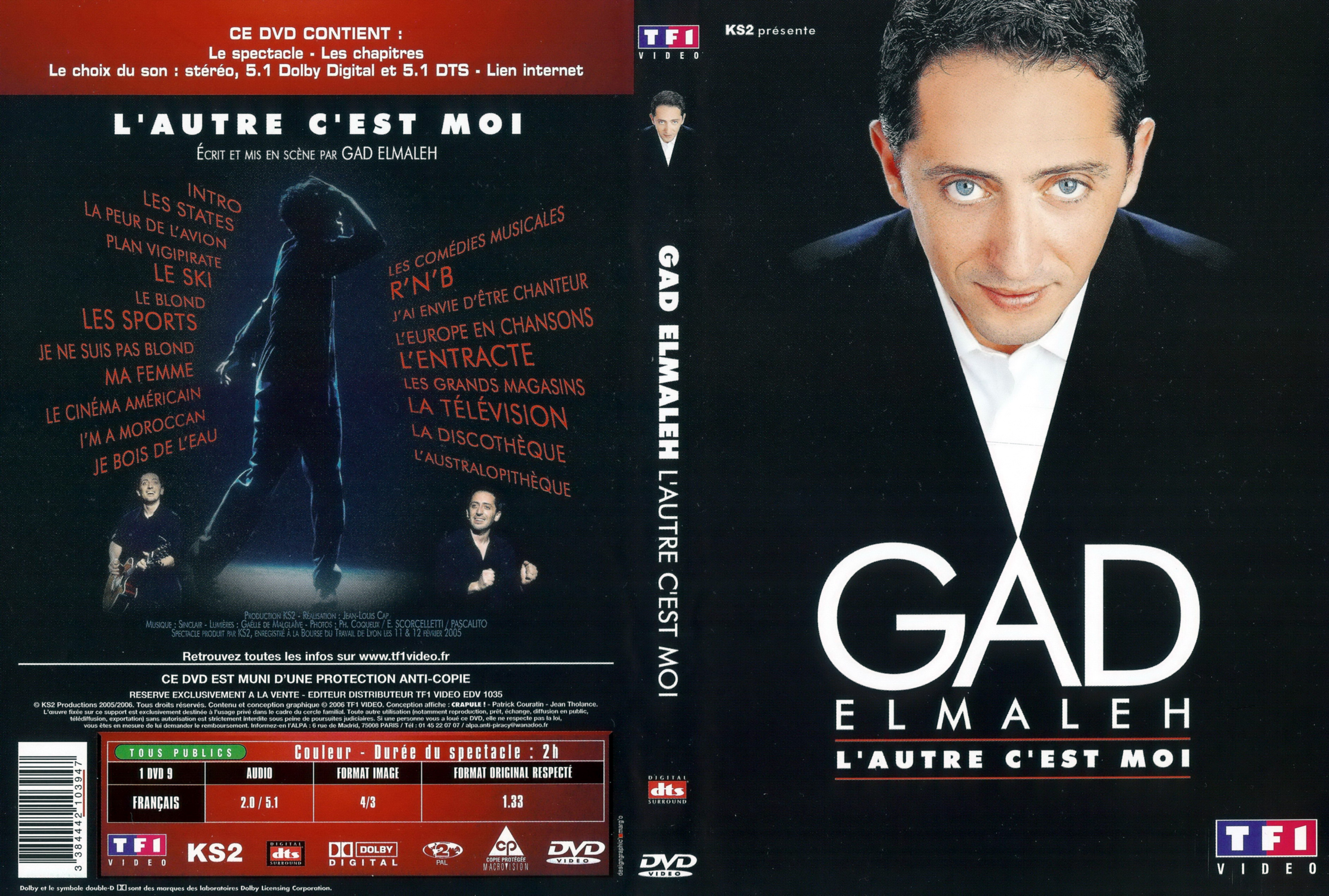 Jaquette DVD Gad Elmaleh - L