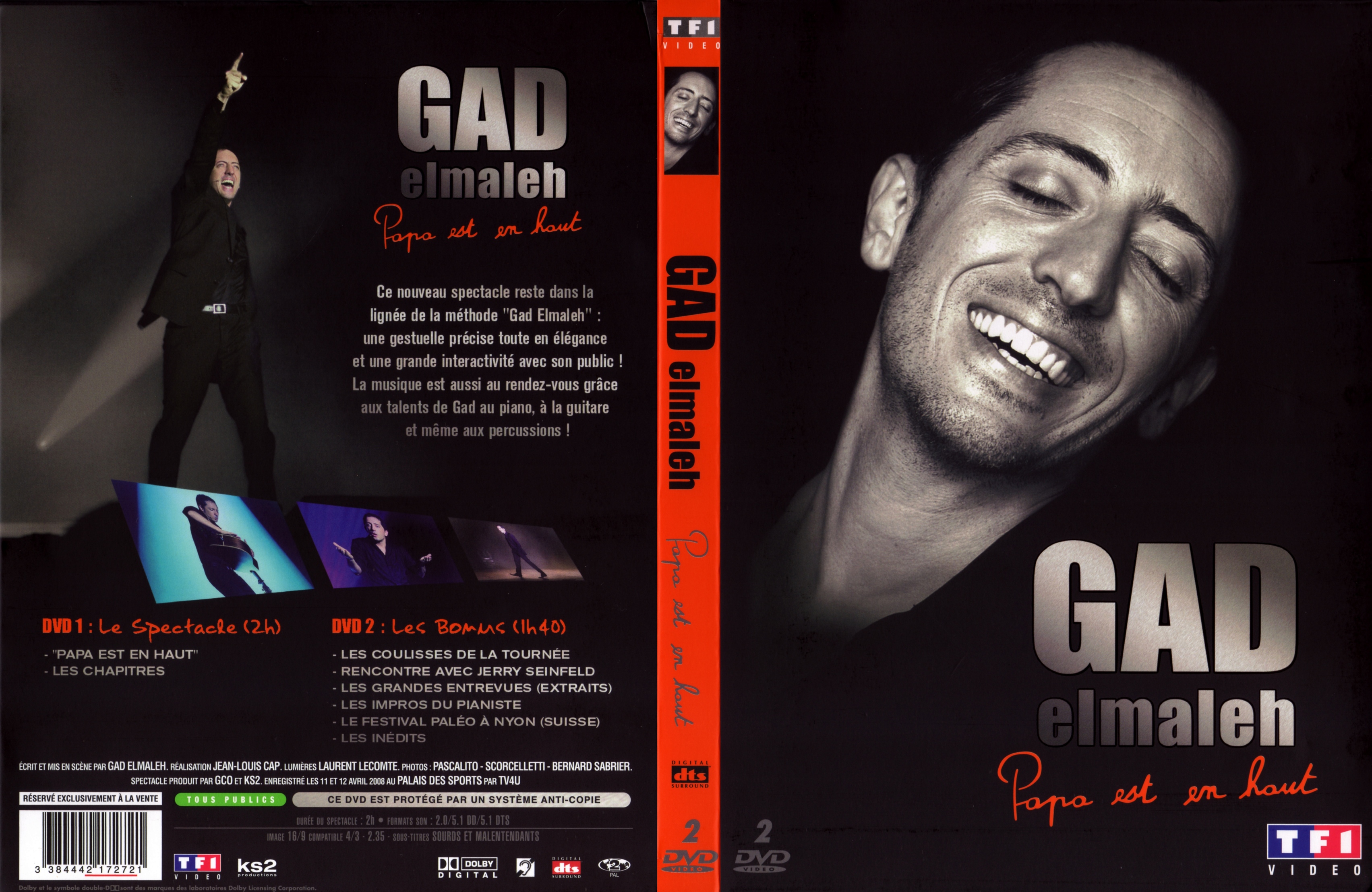 Jaquette DVD Gad Elmaleh - Papa est en haut