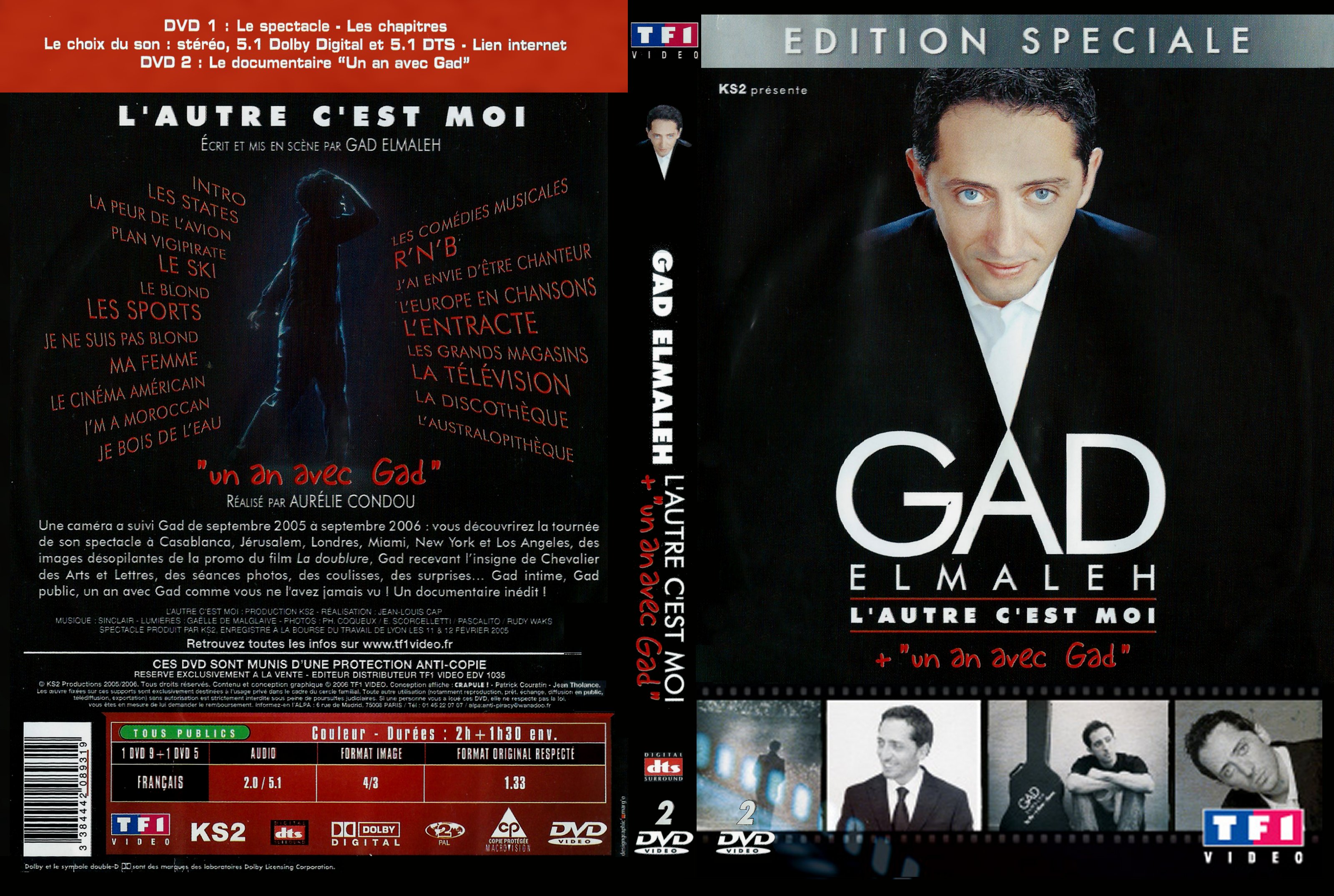 Jaquette DVD Gad Elmaleh L