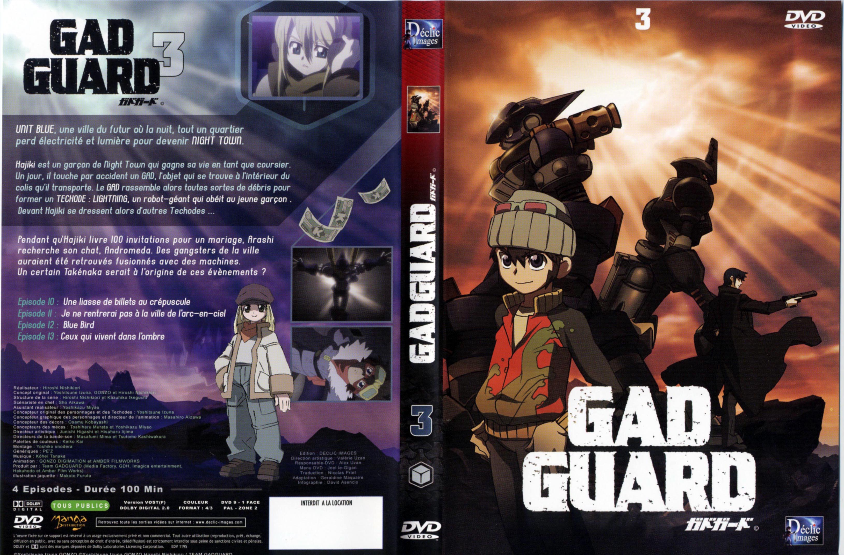 Jaquette DVD Gad Guard DVD 3