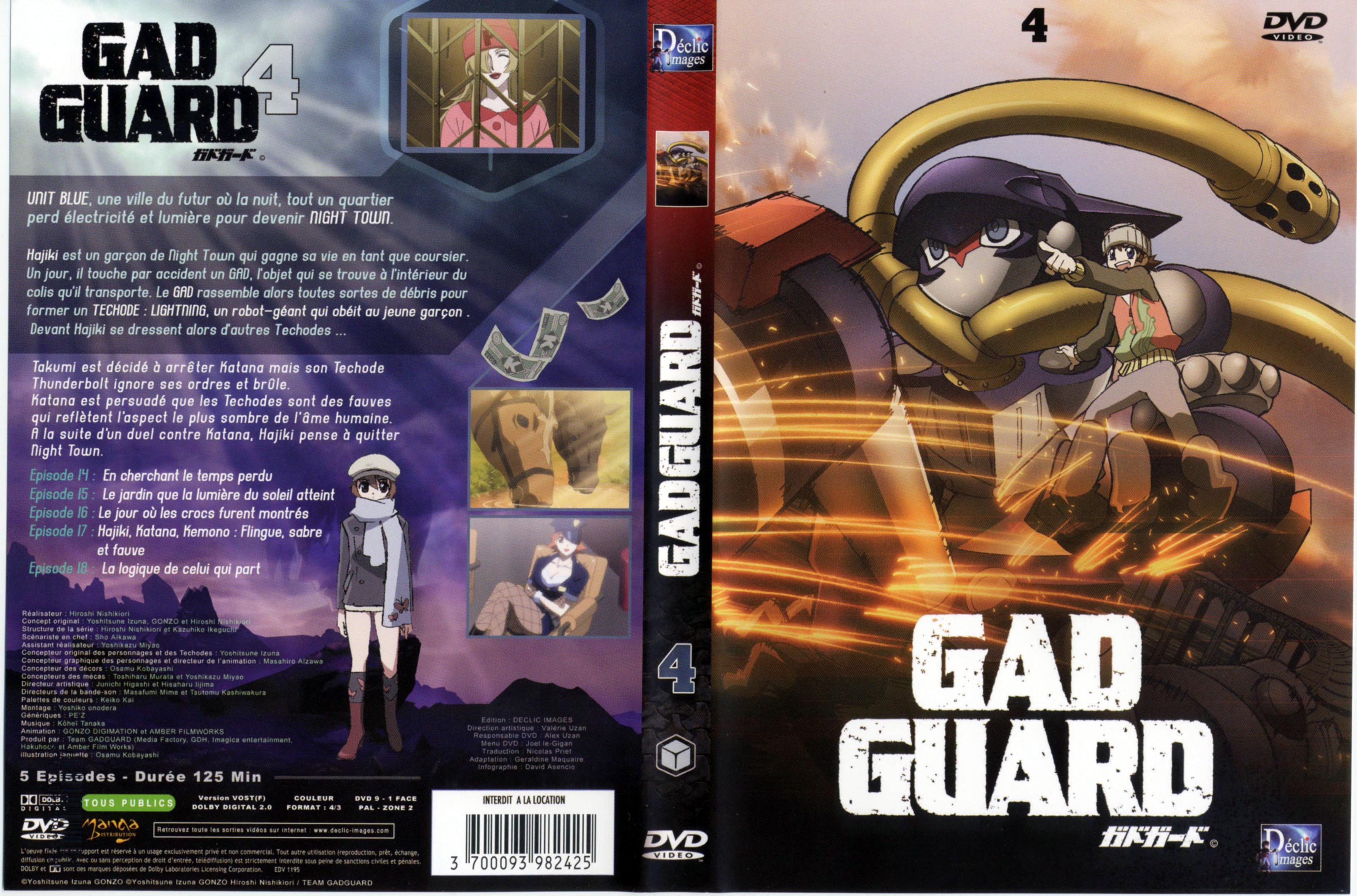Jaquette DVD Gad Guard DVD 4